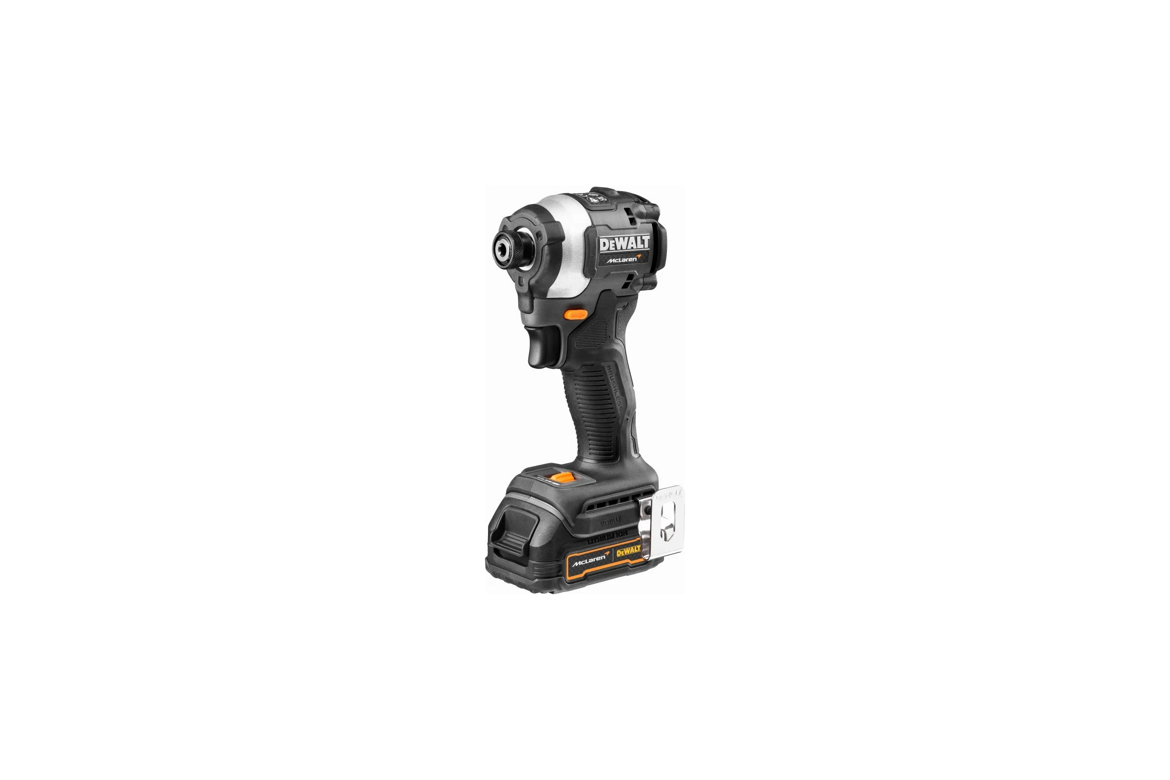 Шуруповерт Dewalt McLaren Limited Edition DCF85ME2GT, 18 В, 205 Нм, с 2 АКБ 1.7 Ач и ЗУ, в кейсе TSTAK DCF85ME2GT-QW