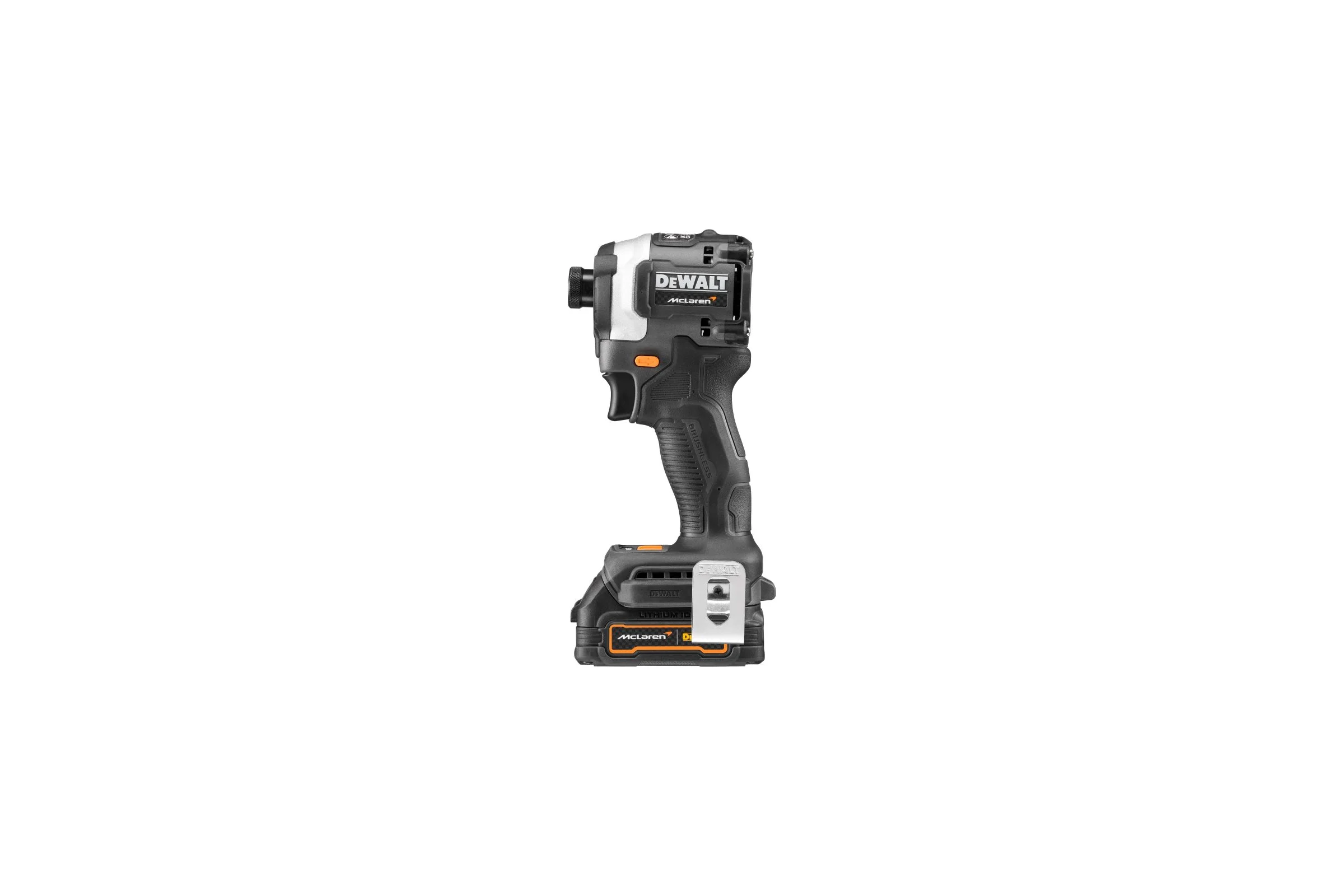 Шуруповерт Dewalt McLaren Limited Edition DCF85ME2GT, 18 В, 205 Нм, с 2 АКБ 1.7 Ач и ЗУ, в кейсе TSTAK DCF85ME2GT-QW