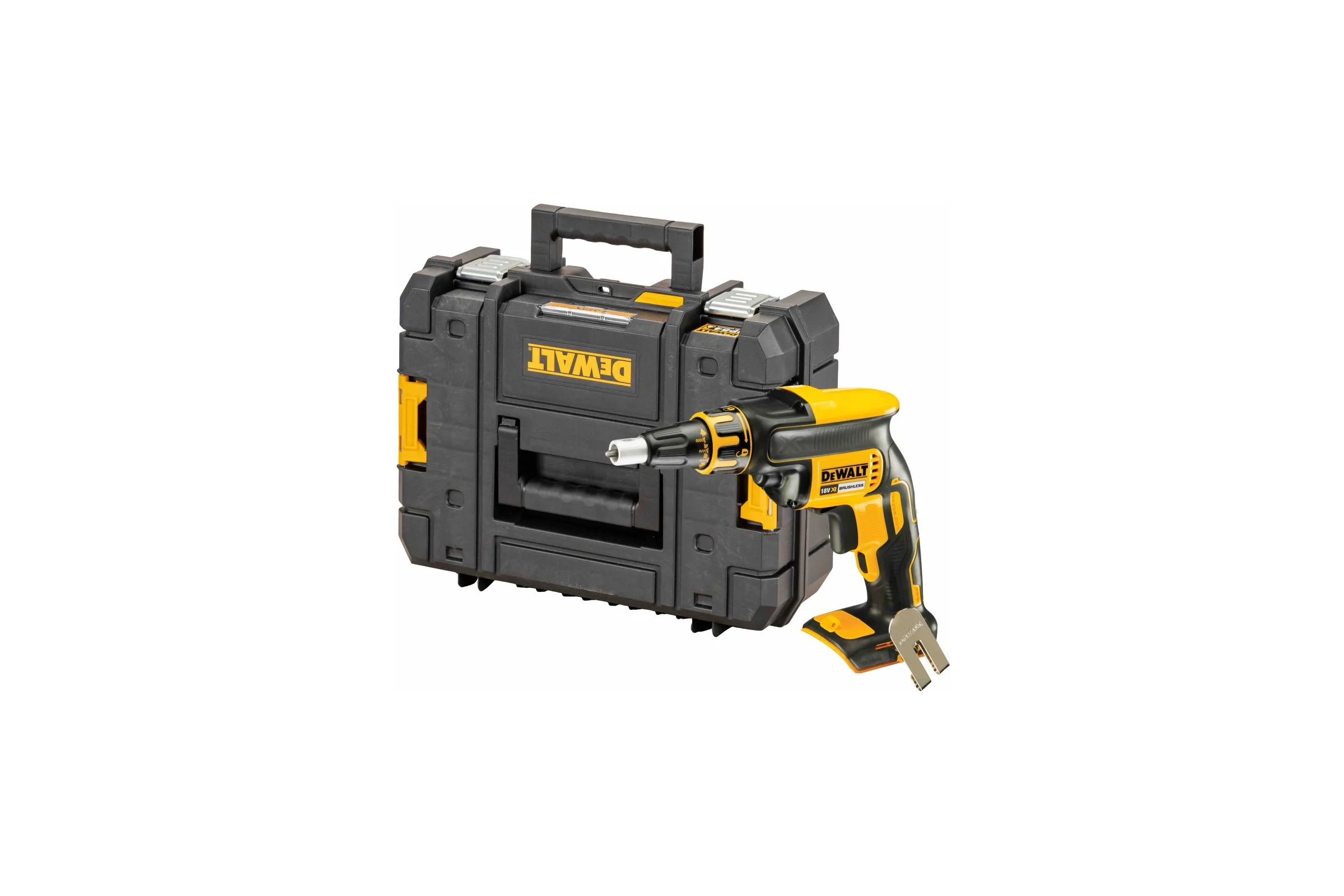 Аккумуляторный ленточный шуруповерт Dewalt DCF620NT, 18 В, 30 Нм, 4400 об/мин, без АКБ и ЗУ, в кейсе TSTAK DCF620NT-QW
