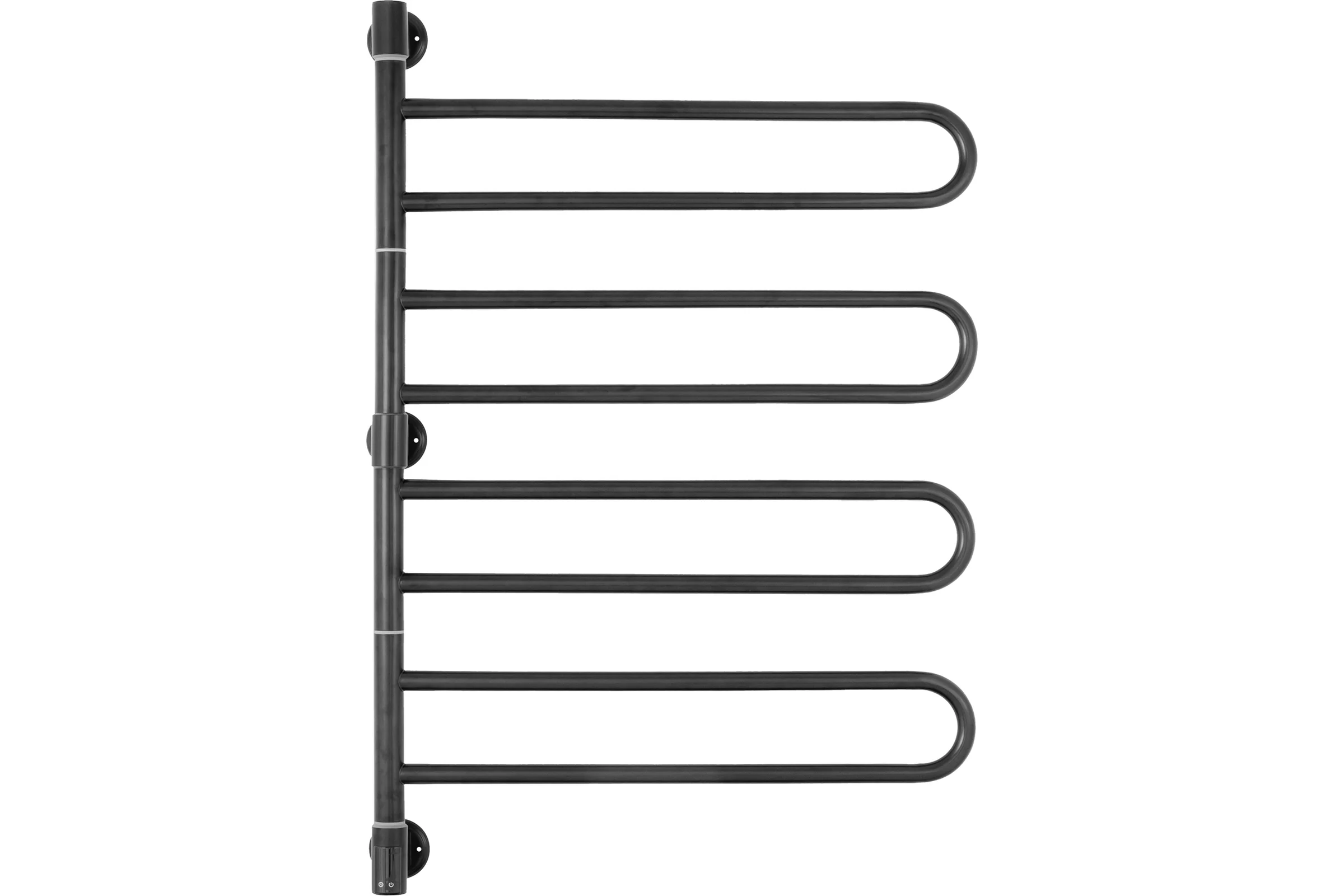 Полотенцесушитель ENERGY U chrome G4 RAL 9005 чёрный матовый + ECO 2 Чёрный УТ-УТ-01222