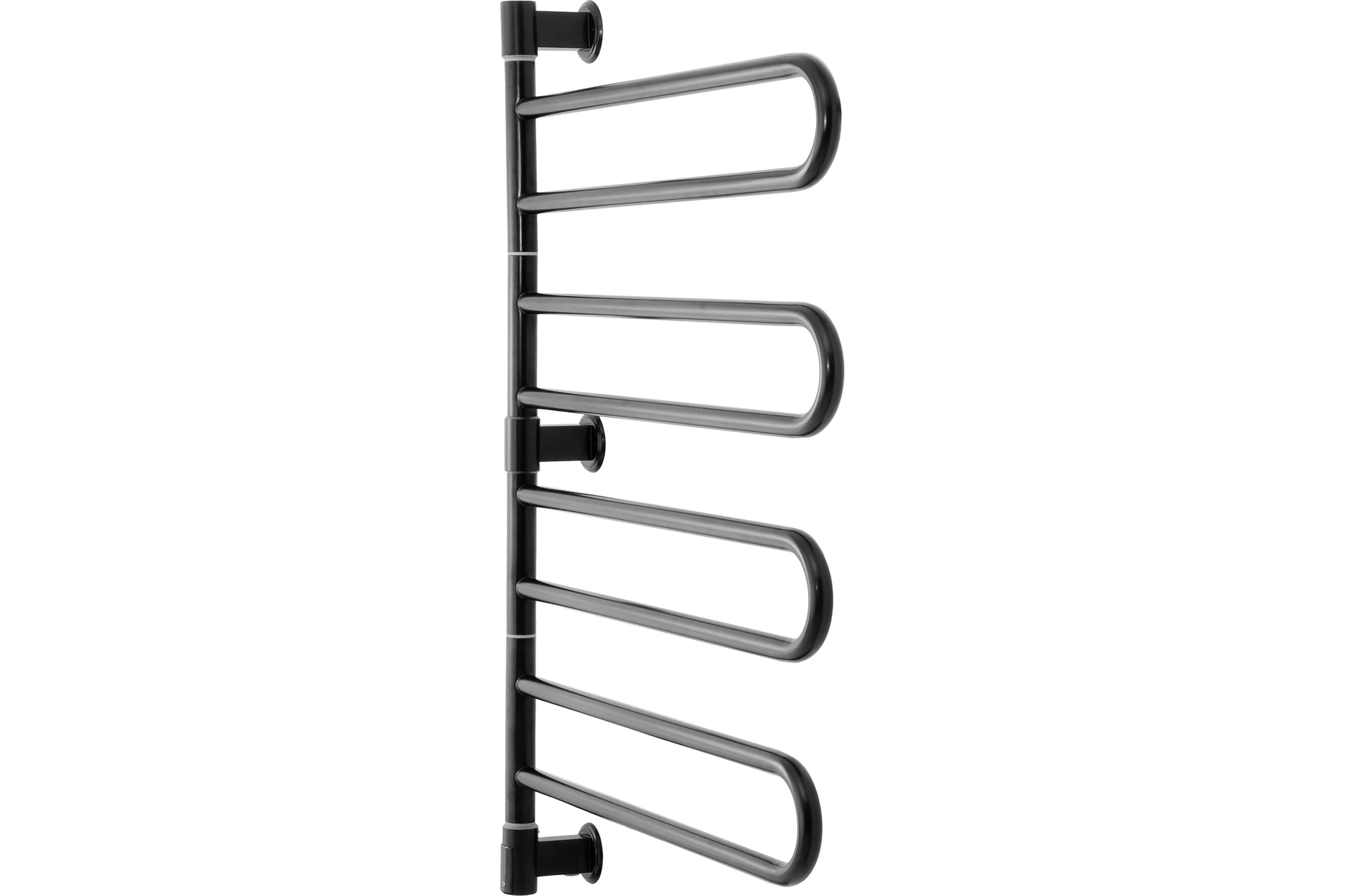 Полотенцесушитель ENERGY U chrome G4 RAL 9005 чёрный матовый + ECO 2 Чёрный УТ-УТ-01222