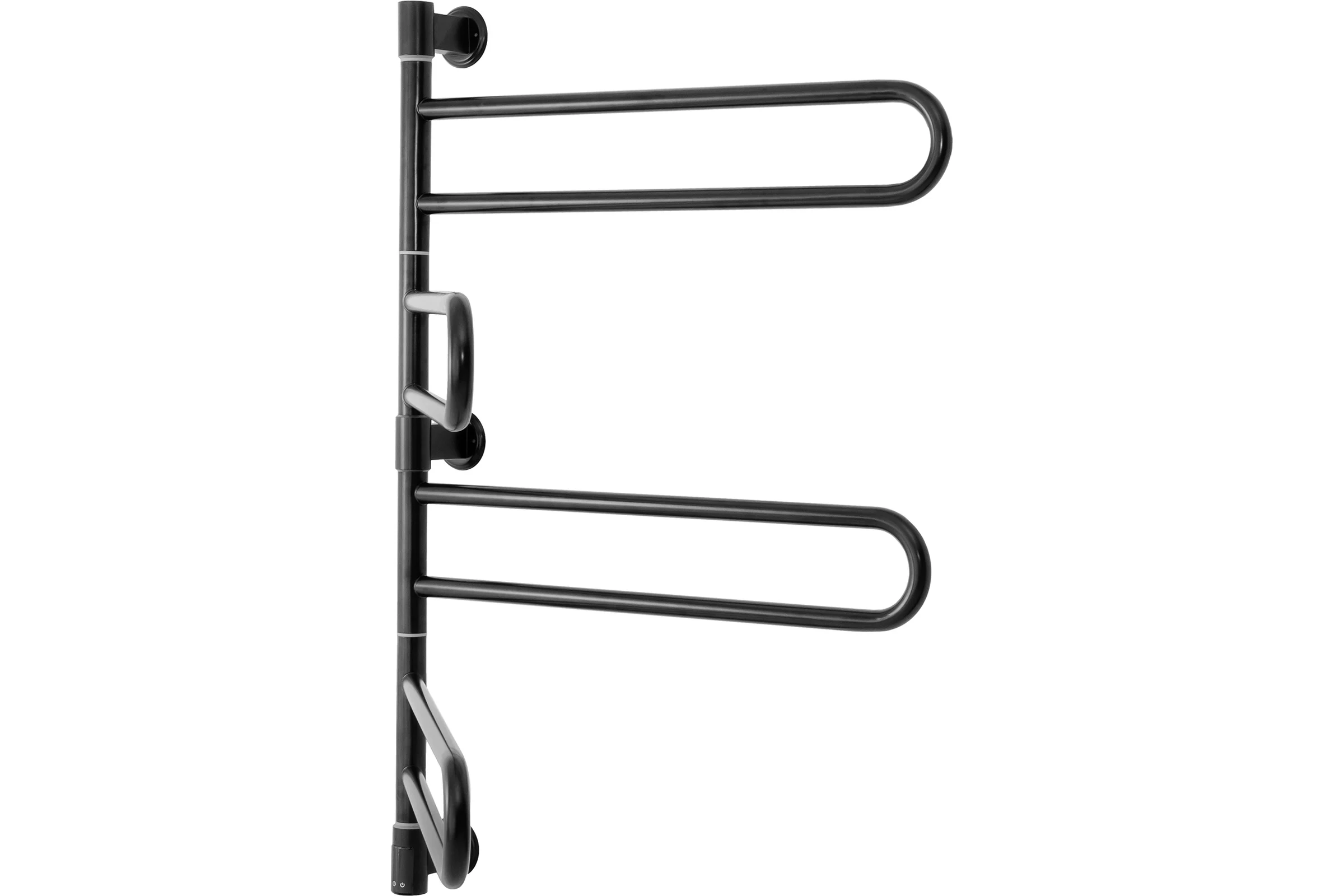 Полотенцесушитель ENERGY U chrome G4 RAL 9005 чёрный матовый + ECO 2 Чёрный УТ-УТ-01222
