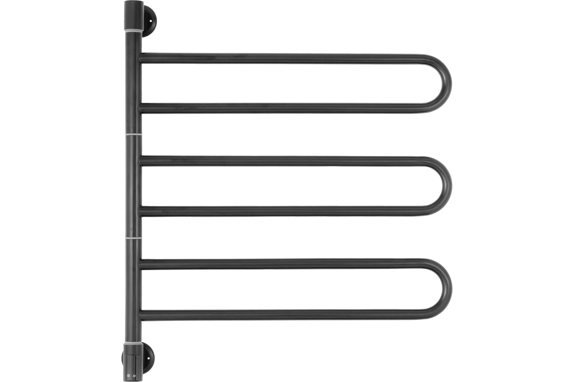 Полотенцесушитель ENERGY U chrome G3 RAL 9005 чёрный матовый + ECO 2 чёрный УТ-УТ-01212