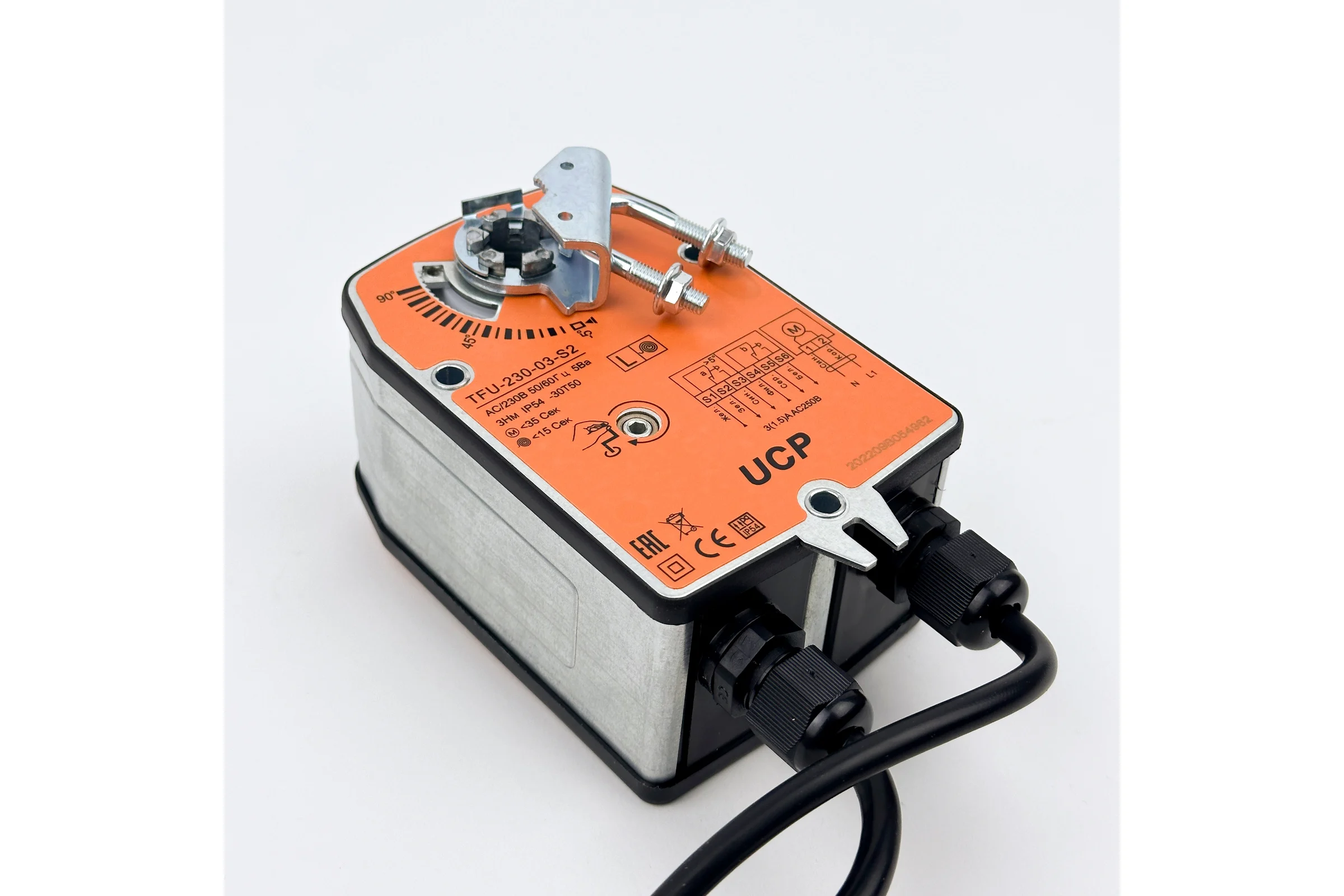 Электропривод KRAFTAIR UCP с возвратной пружиной TFU-230-03