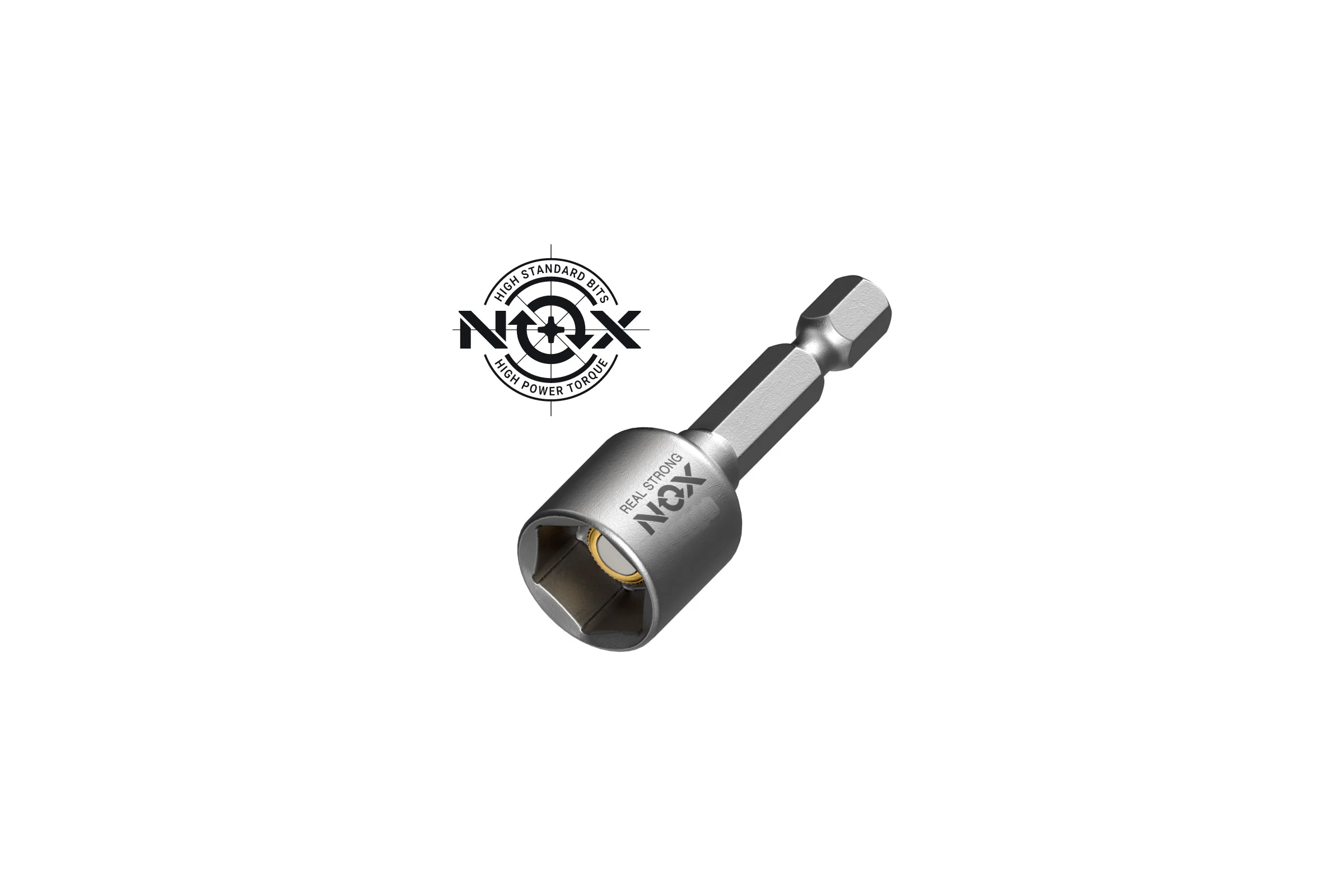 Ключ-насадка магнитная NOX 12x48мм ПВХ 20шт 551248-20