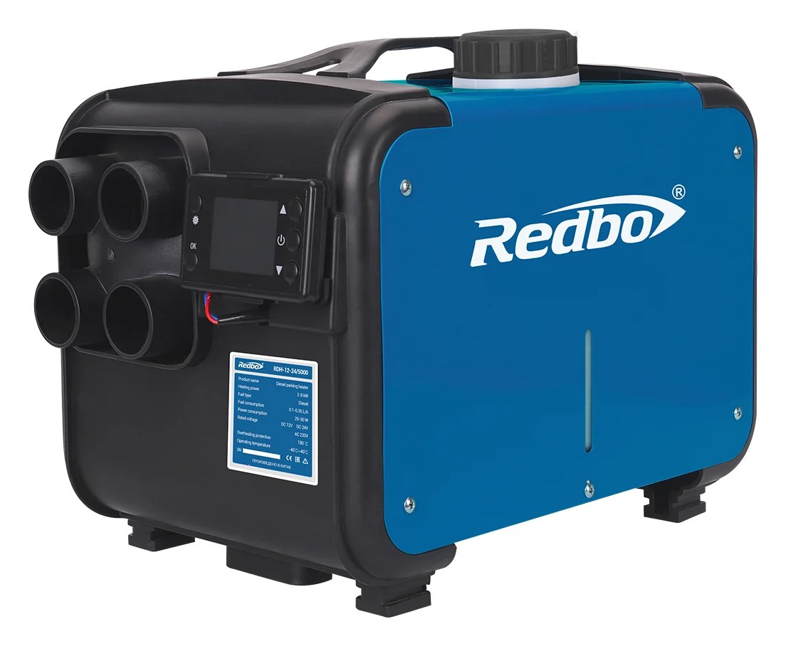 Автономный дизельный отопитель Redbo RDH-12-24/5000 12/24В., 220В., 2-8кВт., 5л., дисплей, пульт 29748