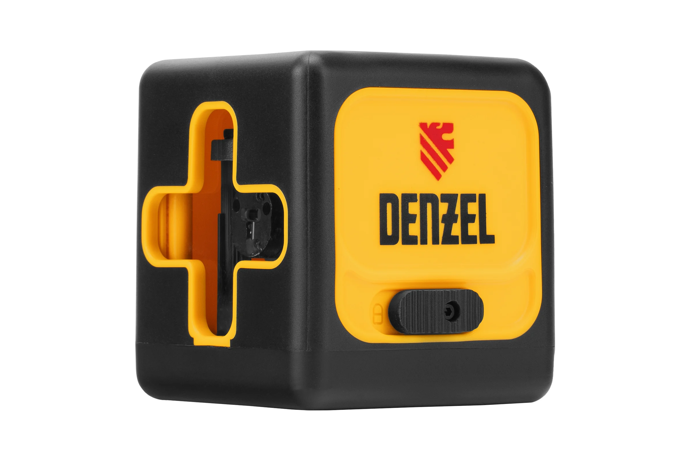 Лазерный уровень Denzel DQB-T, 30 м, зеленый луч, батарейки, штатив 350165