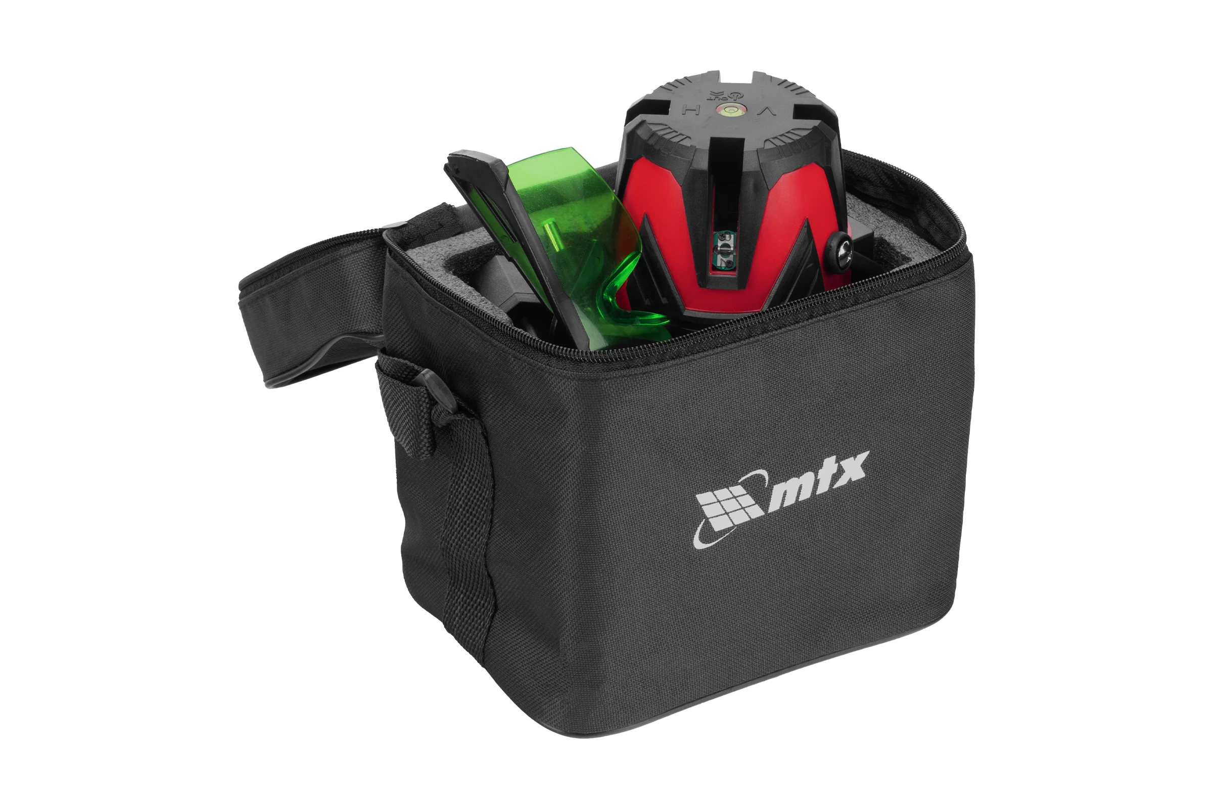 Лазерный уровень MTX MFL GREEN, 30 м, зеленый луч, акк. Li 2400 mAh, сумка, резьба 5/8 35015