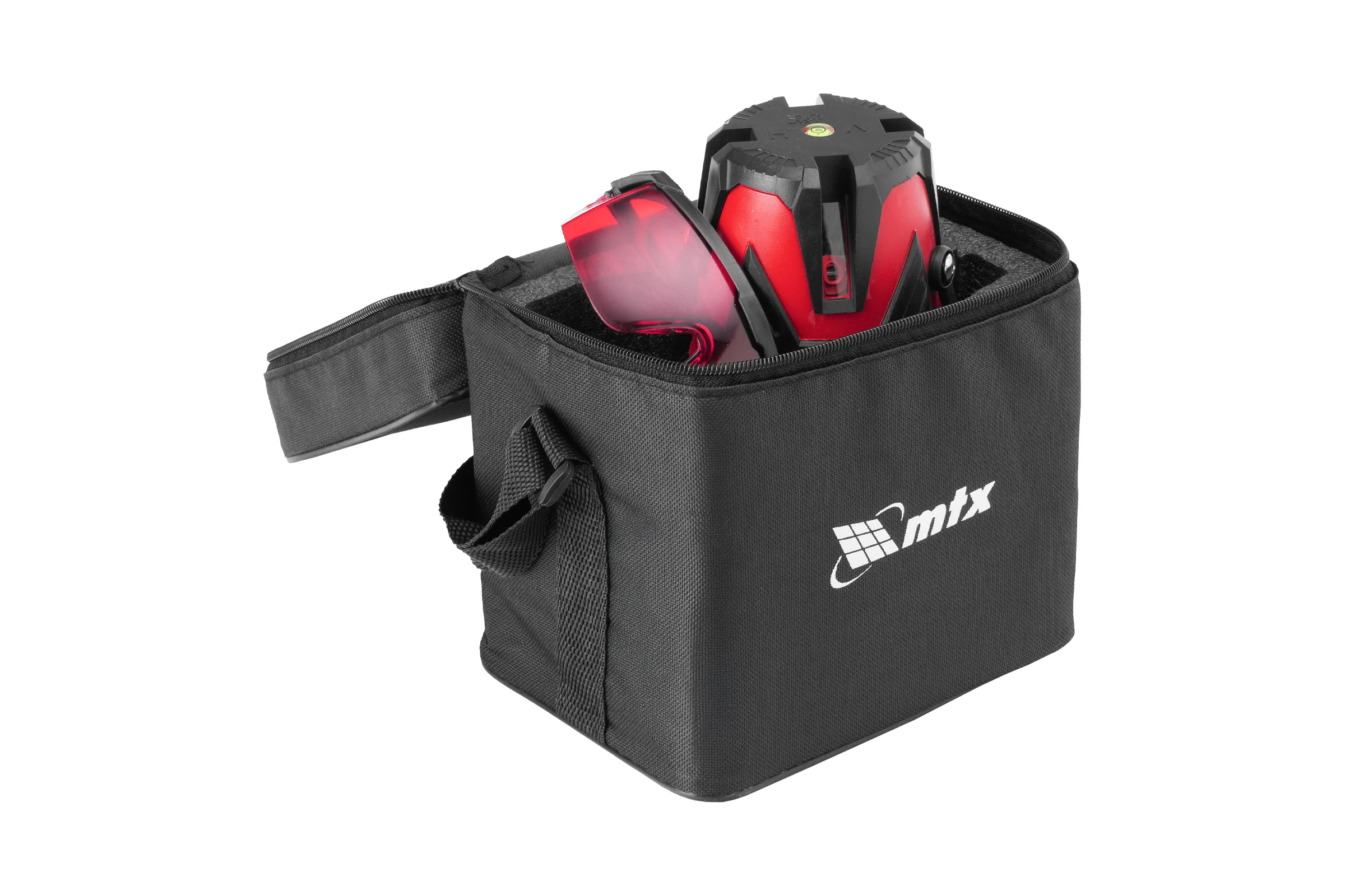 Лазерный уровень MTX MFL RED, 30 м, красный луч, акк. Li 2400 mAh, сумка, резьба 5/8 35014
