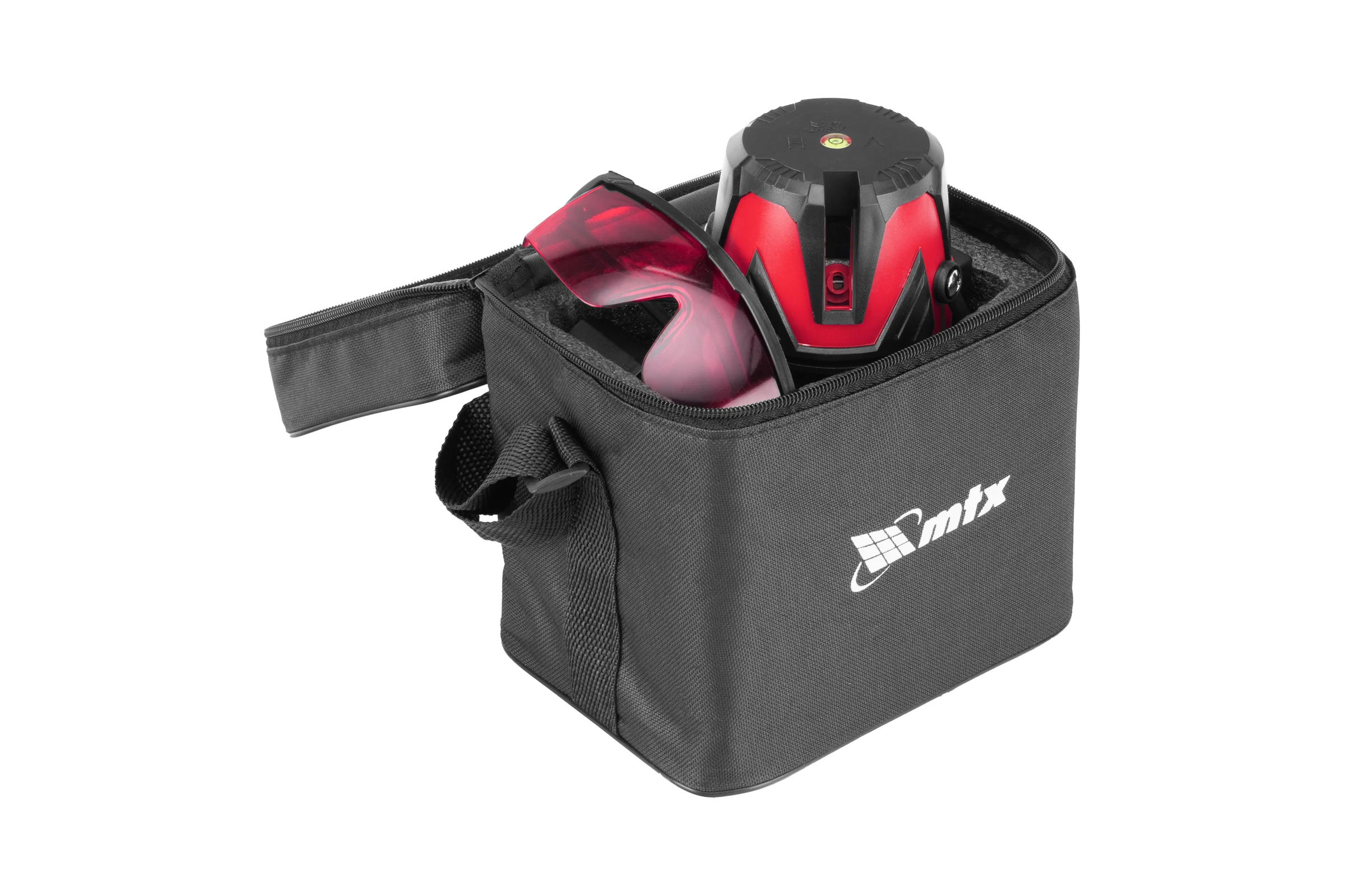 Лазерный уровень MTX MXL RED, 30 м, красный луч, акк. Li 2400 mAh, сумка, резьба 5/8 35012