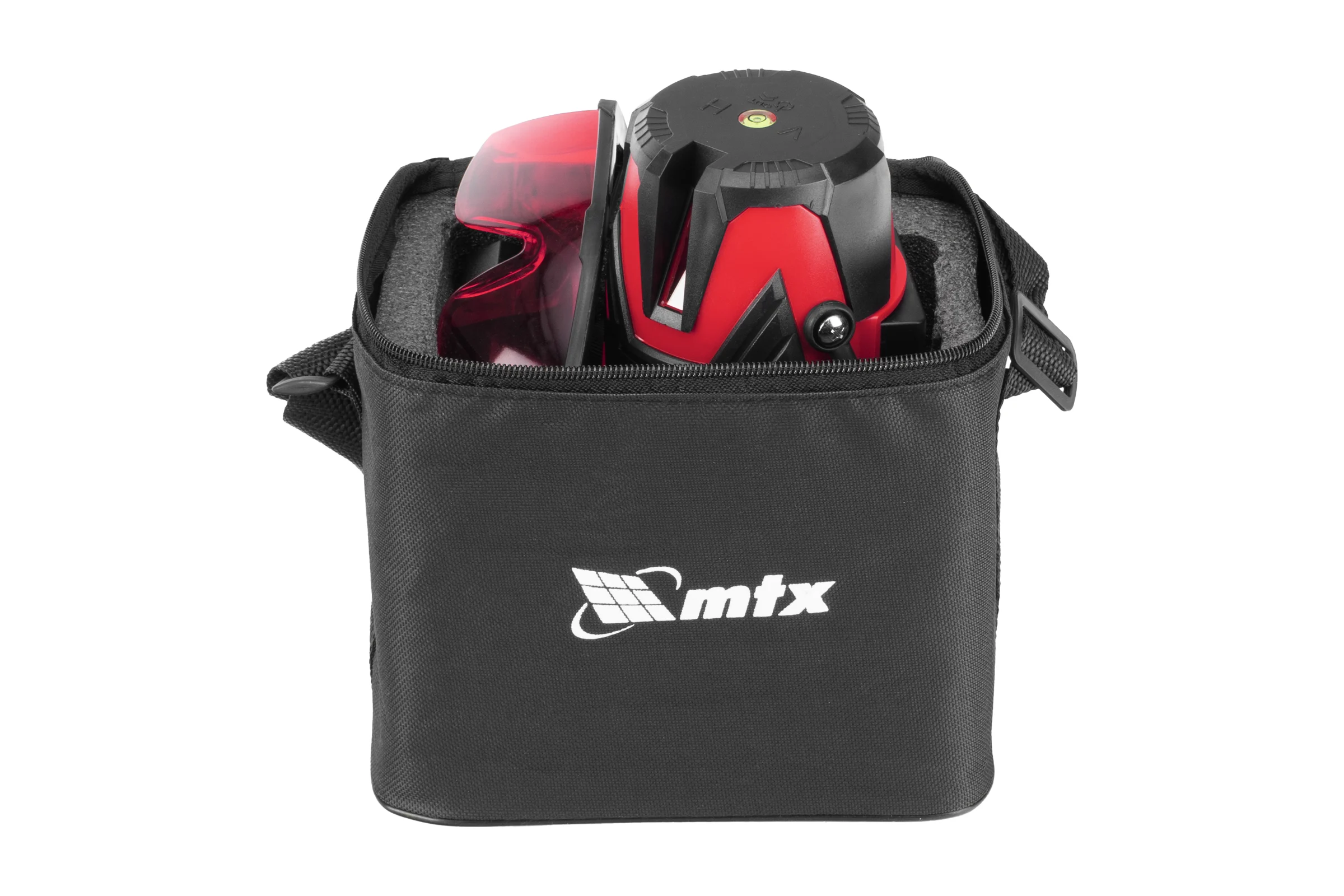 Лазерный уровень MTX MXL RED, 30 м, красный луч, акк. Li 2400 mAh, сумка, резьба 5/8 35012