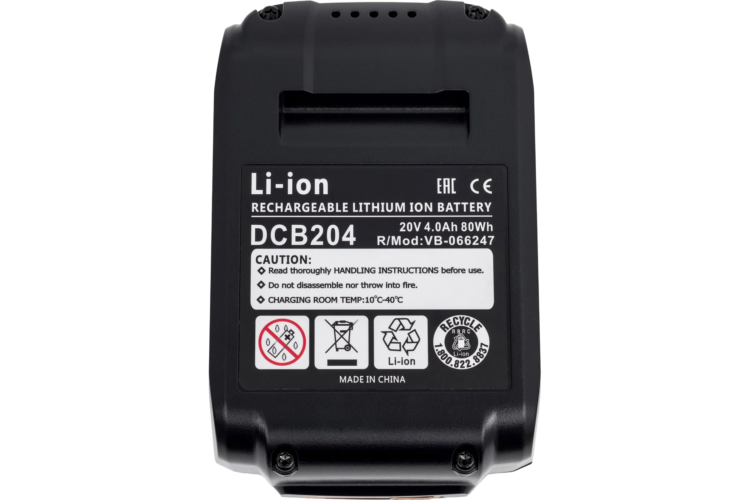Аккумулятор AMPERIN для DeWalt DCD, DCF, DCG, DCL, DCN, DCS, 20V, 4000mAh, Li-Ion 066247
