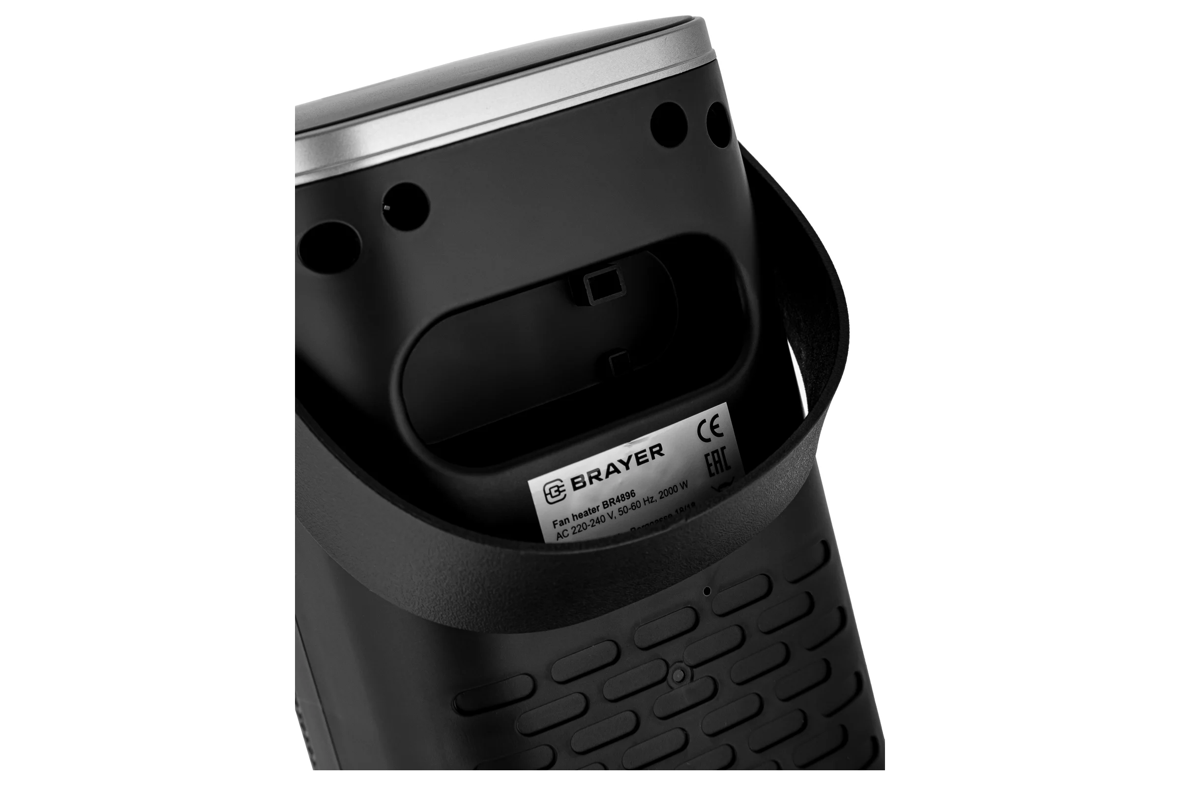 Тепловентилятор BRAYER 4896BR 2000Вт, LED-дисплей,пульт ДУ, таймер 12 ч, площадь 20кв.м., электронное управление, авто.режим BR4896