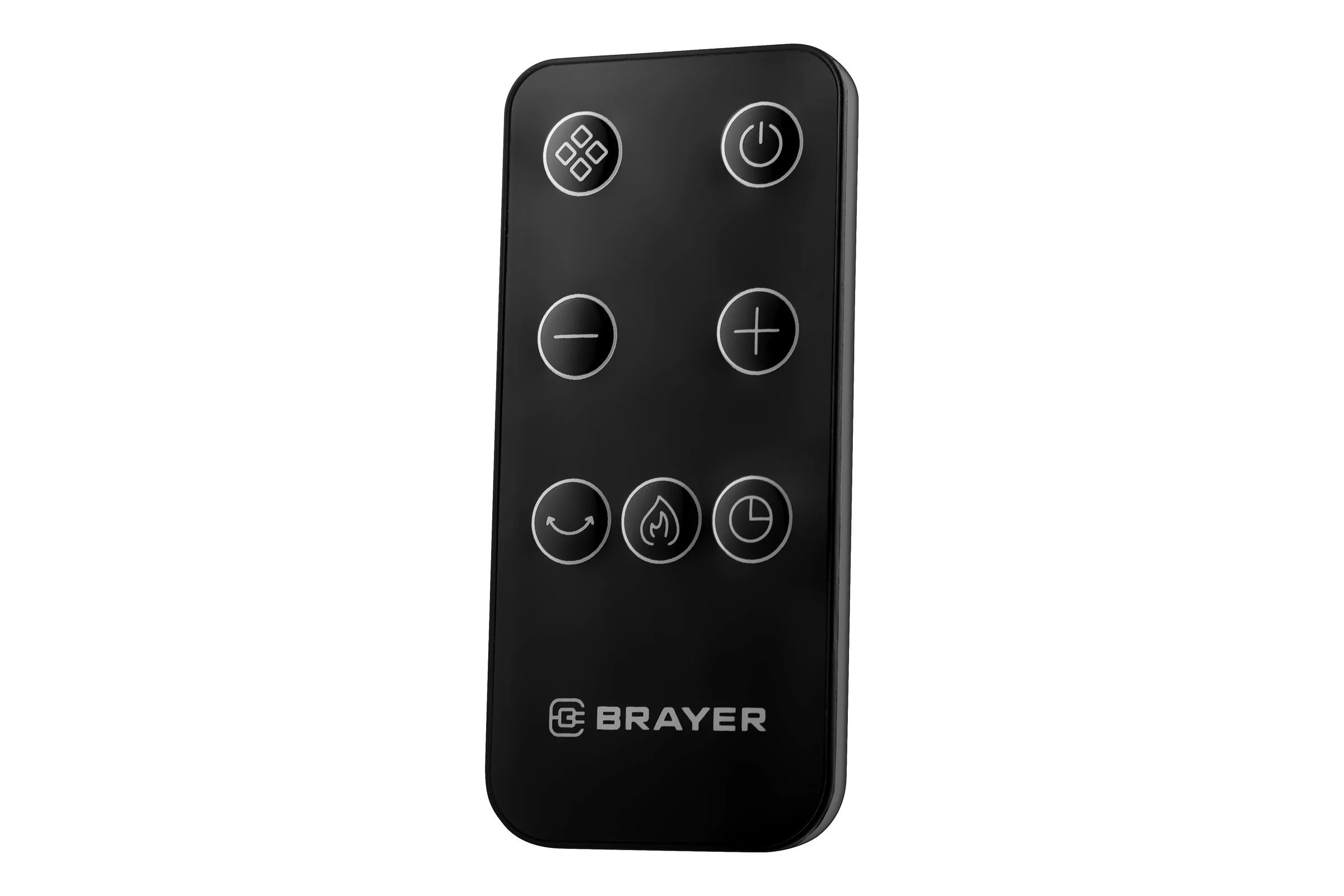 Тепловентилятор BRAYER 4867BR 2200 Вт, LED-дисплей, пульт ДУ, таймер 12 ч, площадь 25 кв.м., электронное управление BR4867