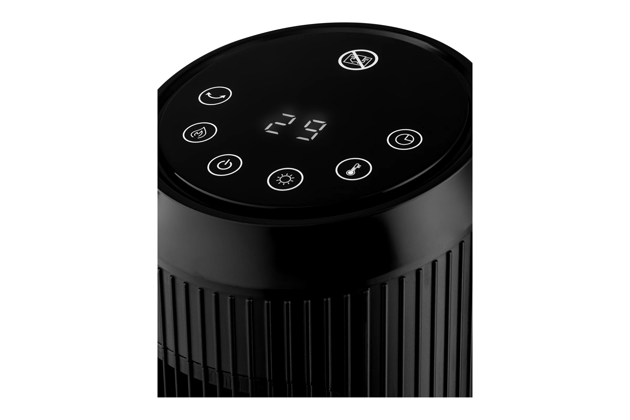 Тепловентилятор BRAYER 4863BR 2000Вт, LED-дисплей, пульт ДУ, таймер 8 ч, площадь 20кв.м., электронное управление, эффект пламени BR4863