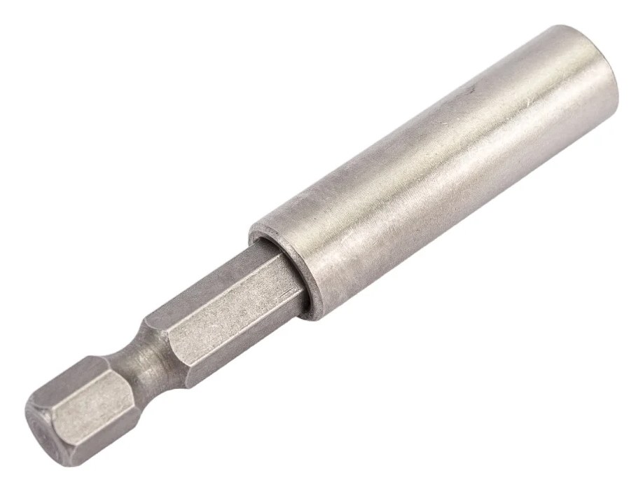 Адаптер нержавеющий магнитный для бит (60 мм; 1/4") NOVOCRAFT BH060SS14001