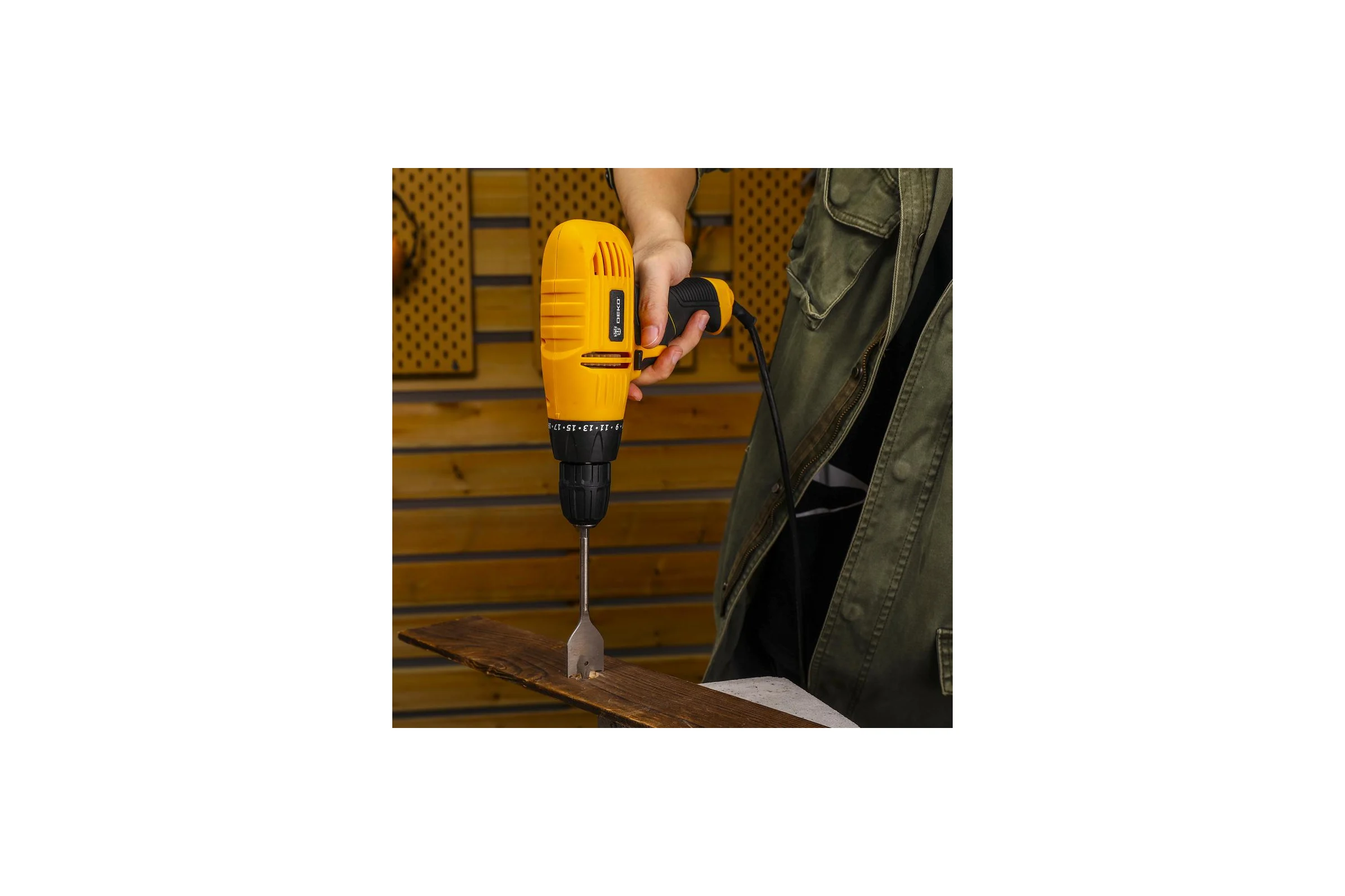 Дрель-шуруповерт DEKO DKD500 083-1002