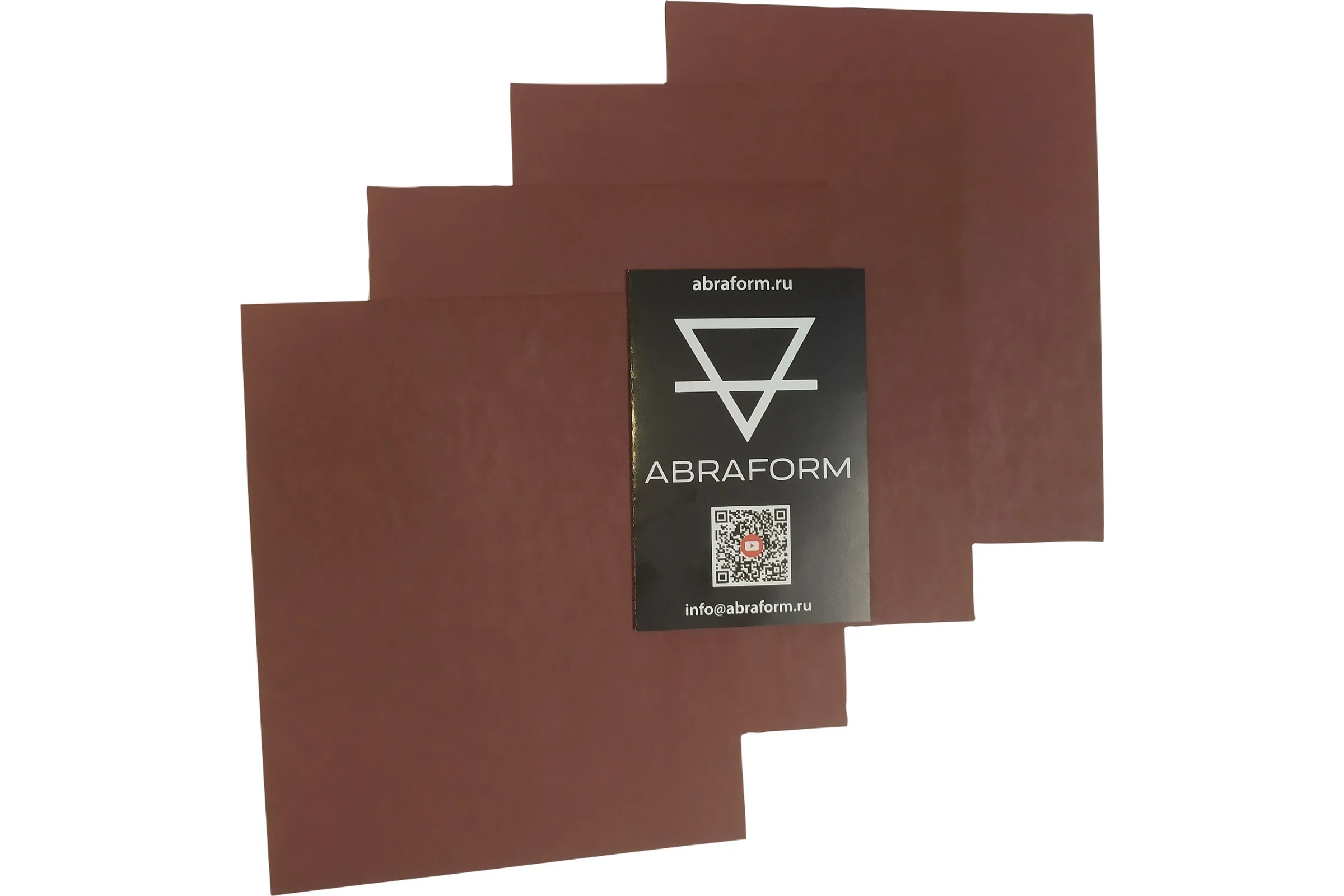 Наждачная бумага водостойкая ABRAFORM HAND SIZE 140x115 мм, P1000, 4 шт AF-HS-P1000