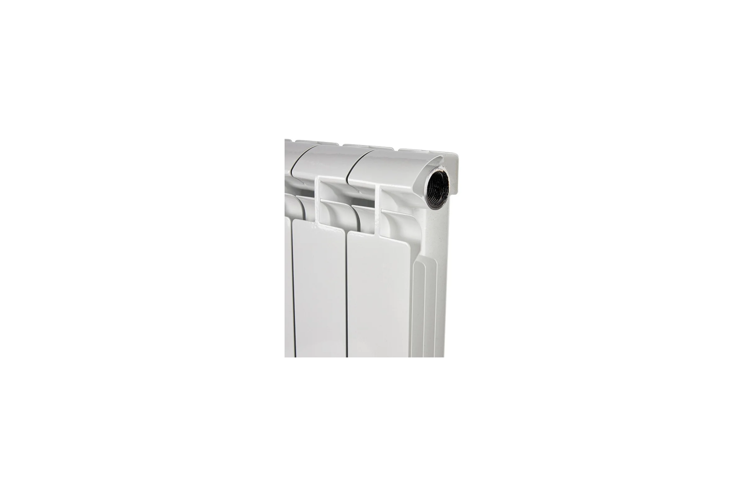 Биметаллический радиатор STOUT ALPHA 500 6 секций SRB-2310-050006 RG00908P3ARM16