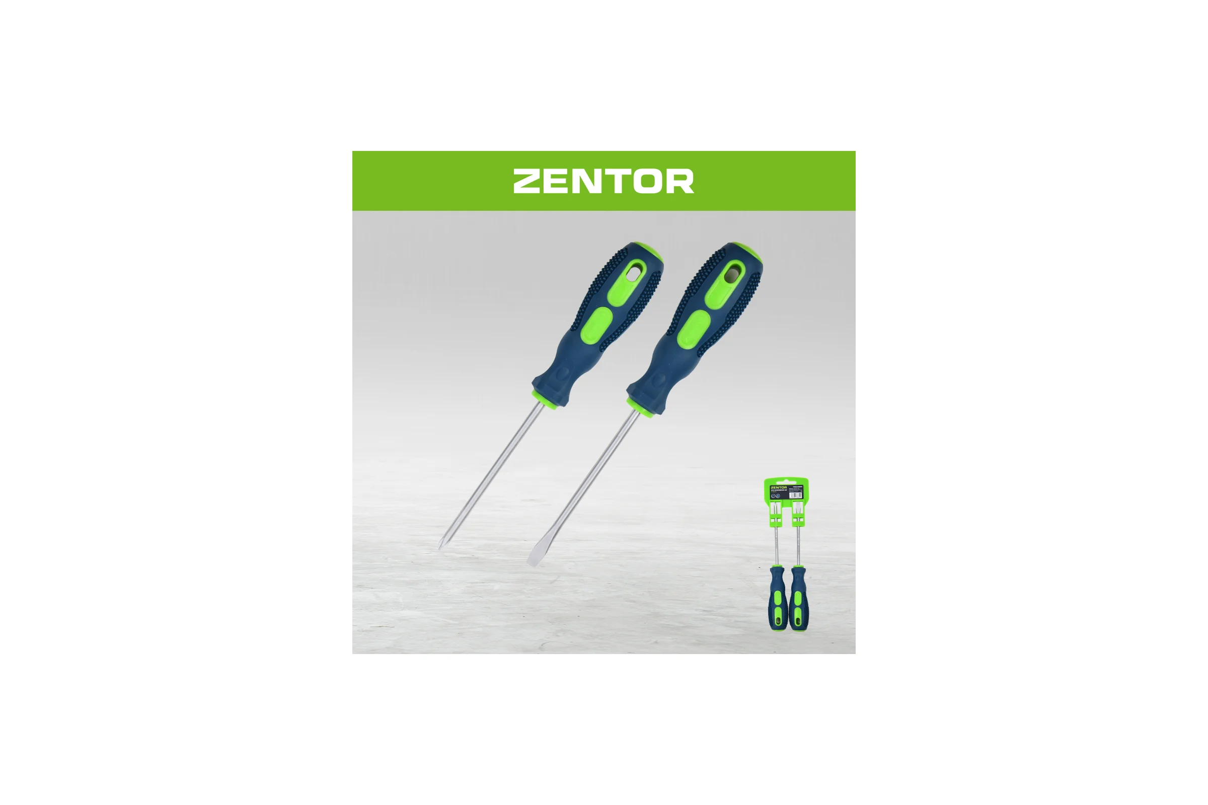 Набор отверток SL6x150, PH2x150 2 шт Zentor ZT19105M