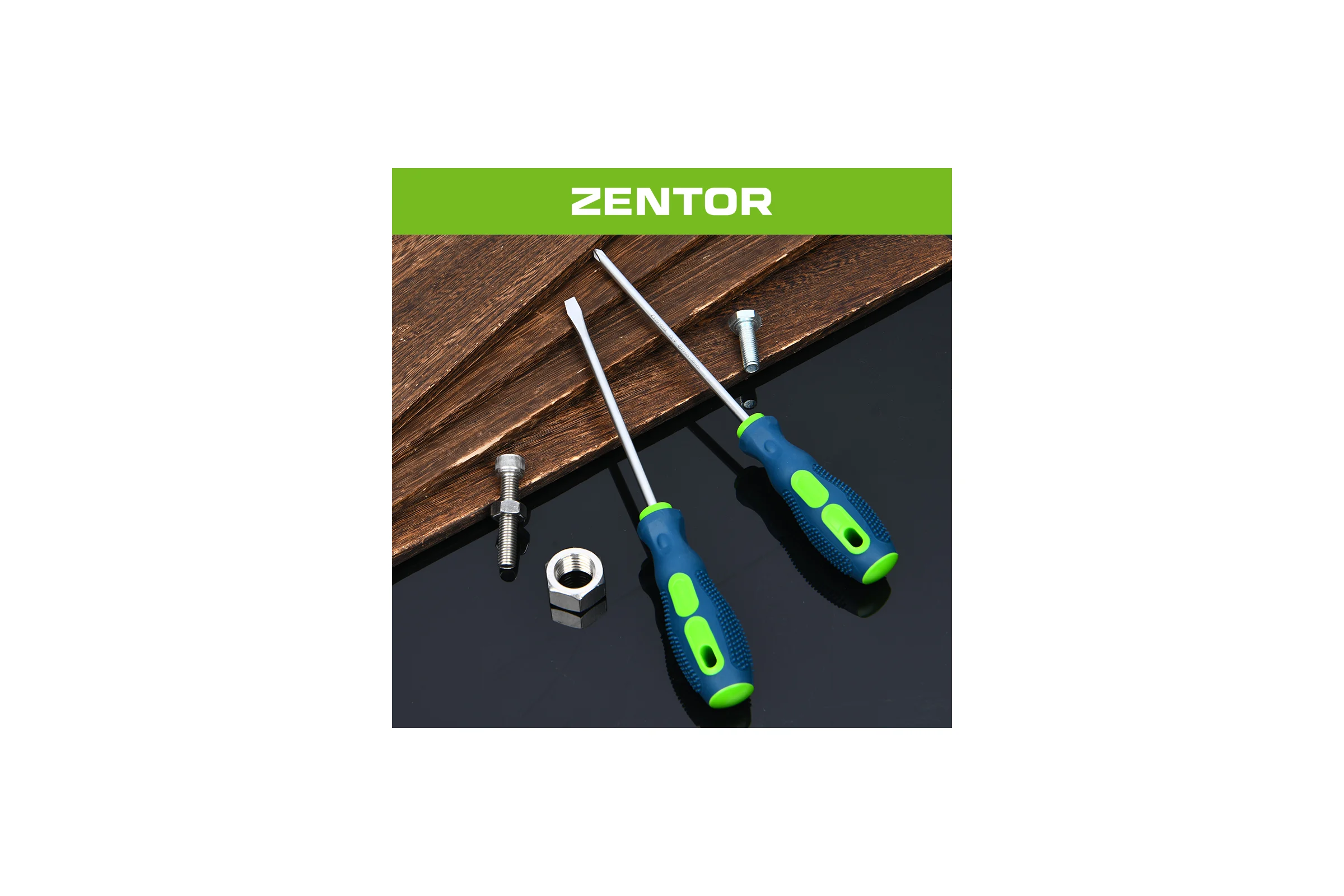 Набор отверток SL6x150, PH2x150 2 шт Zentor ZT19105M