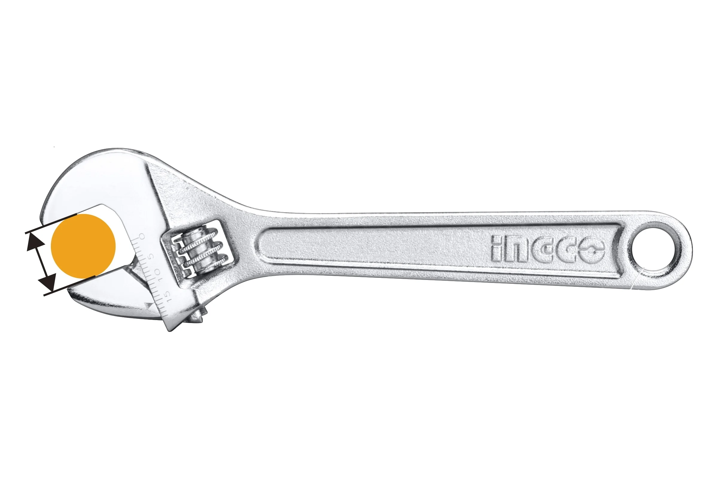 Разводной ключ INGCO 375 мм HADW131152
