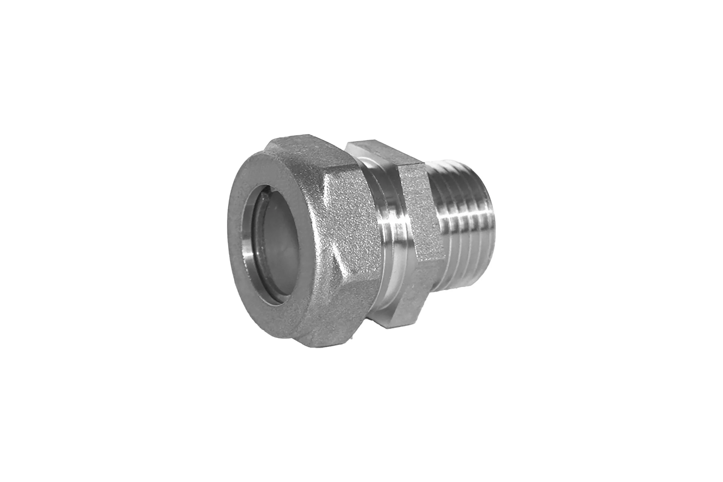 Муфта AQUAFLEX 20x3/4 ц/ш для трубы из нержавеющей стали, никель 773130