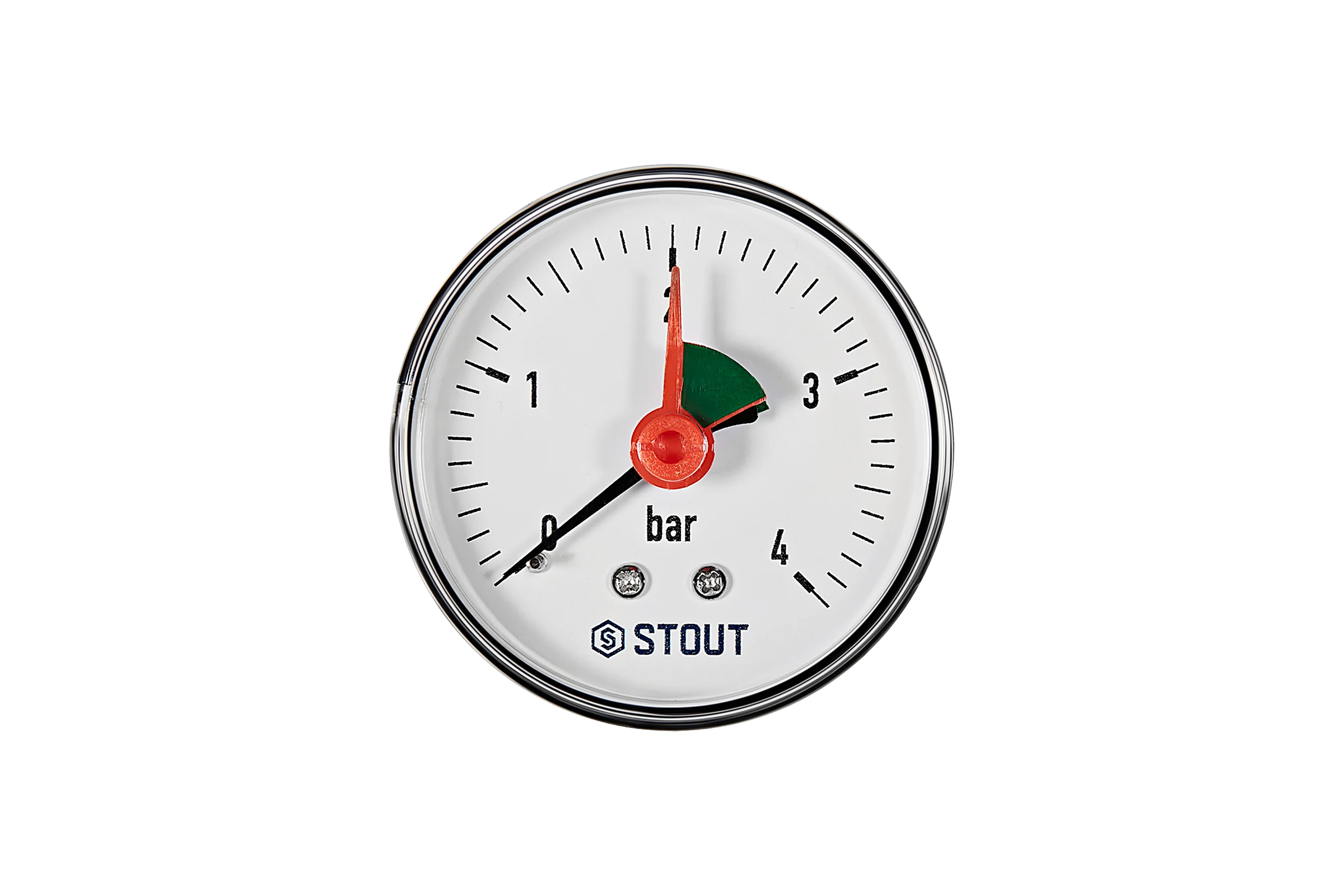 Манометр аксиальный STOUT SIM-1007-630408 с указателем предела, корпус Dn 6 RG0094NU9EUEFE