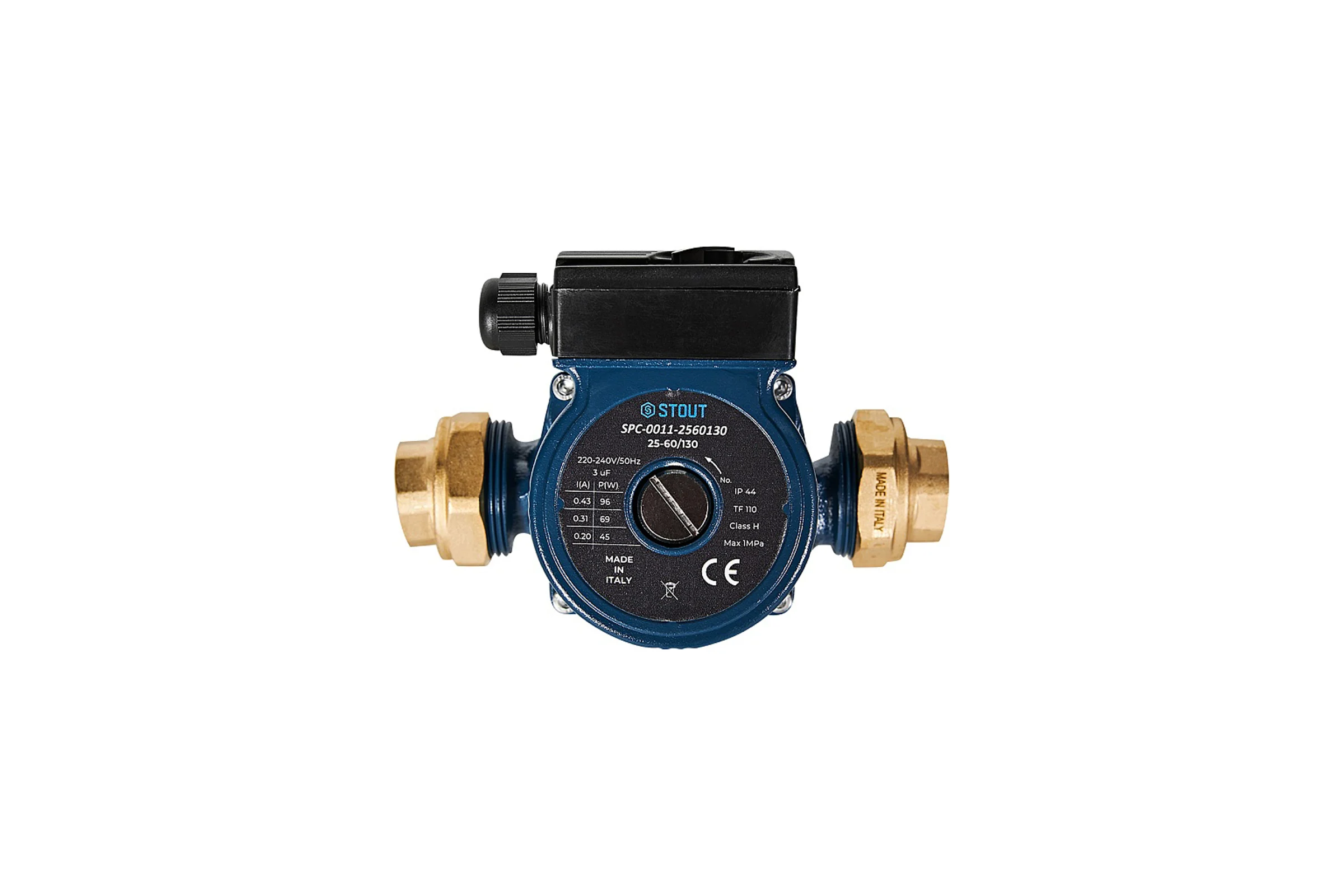 Циркуляционный насос STOUT SPC-0011-2560130 25-60/130 220/240V 50Hz с латун RG0093JHDQSGVV