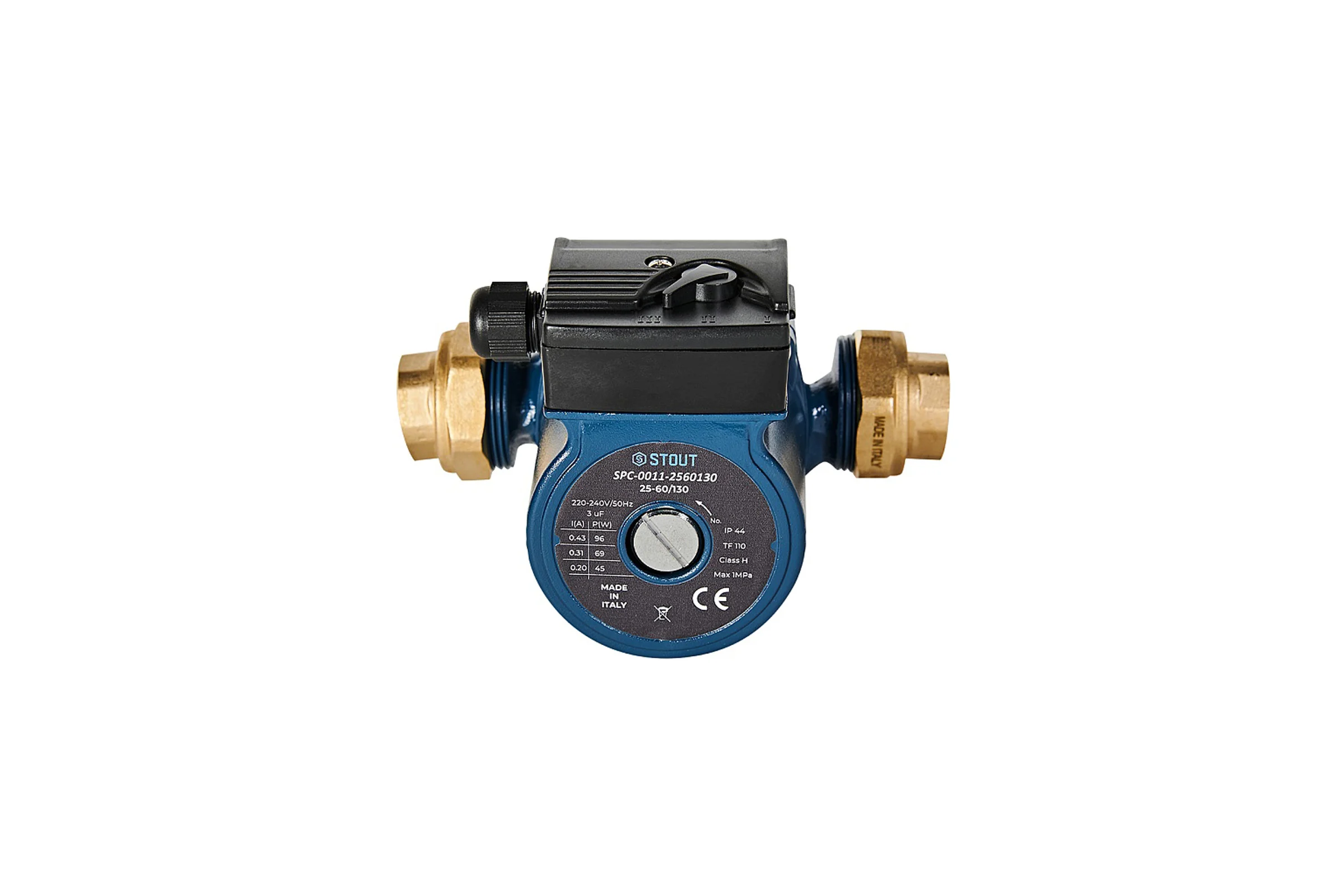 Циркуляционный насос STOUT SPC-0011-2560130 25-60/130 220/240V 50Hz с латун RG0093JHDQSGVV