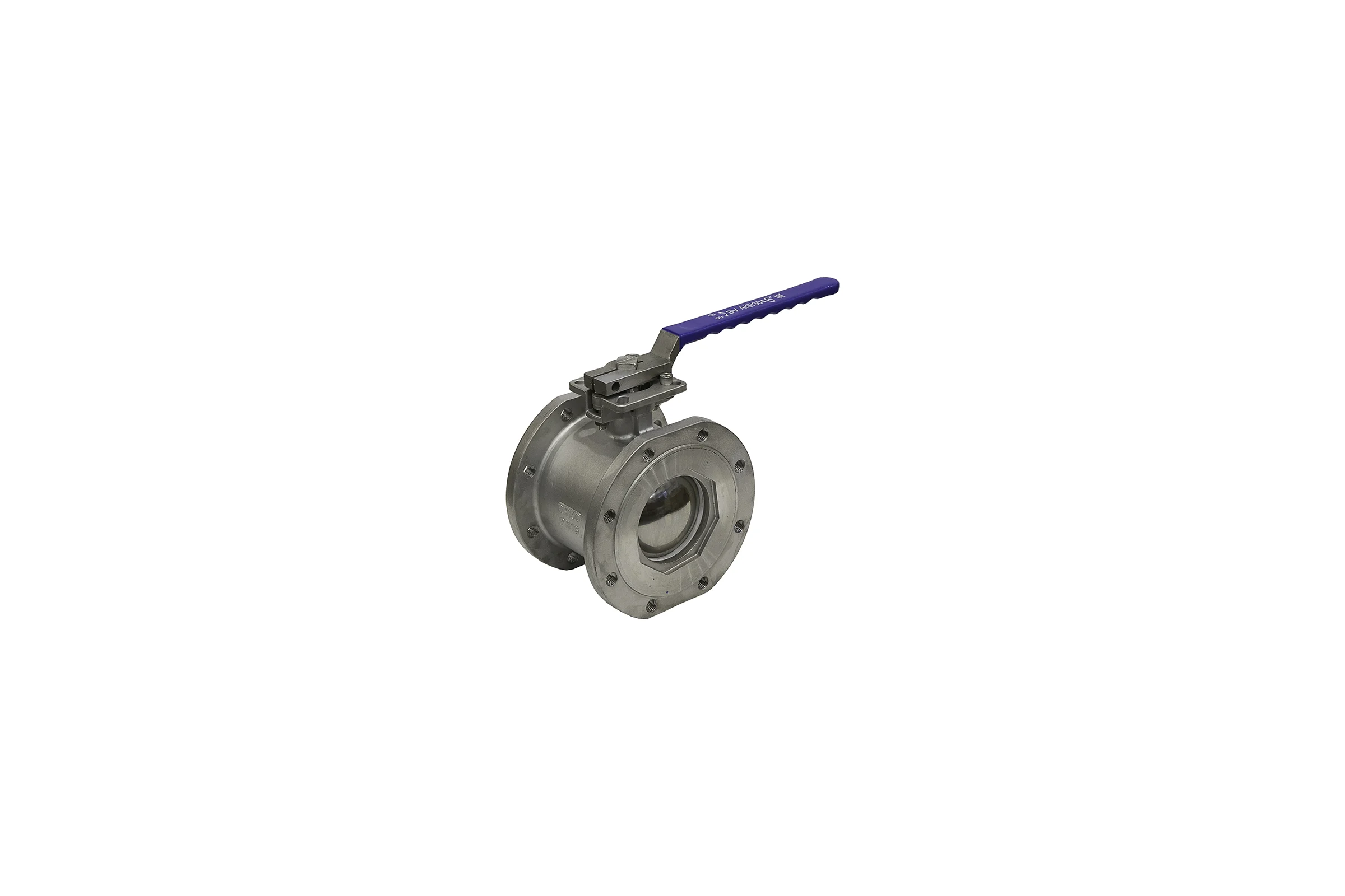 Кран шаровый межфланцевый под привод NEWKEY (1PC) нержавеющий, AISI304 DN 150 (6"), (CF8), PN16 NK-BIFp150/4