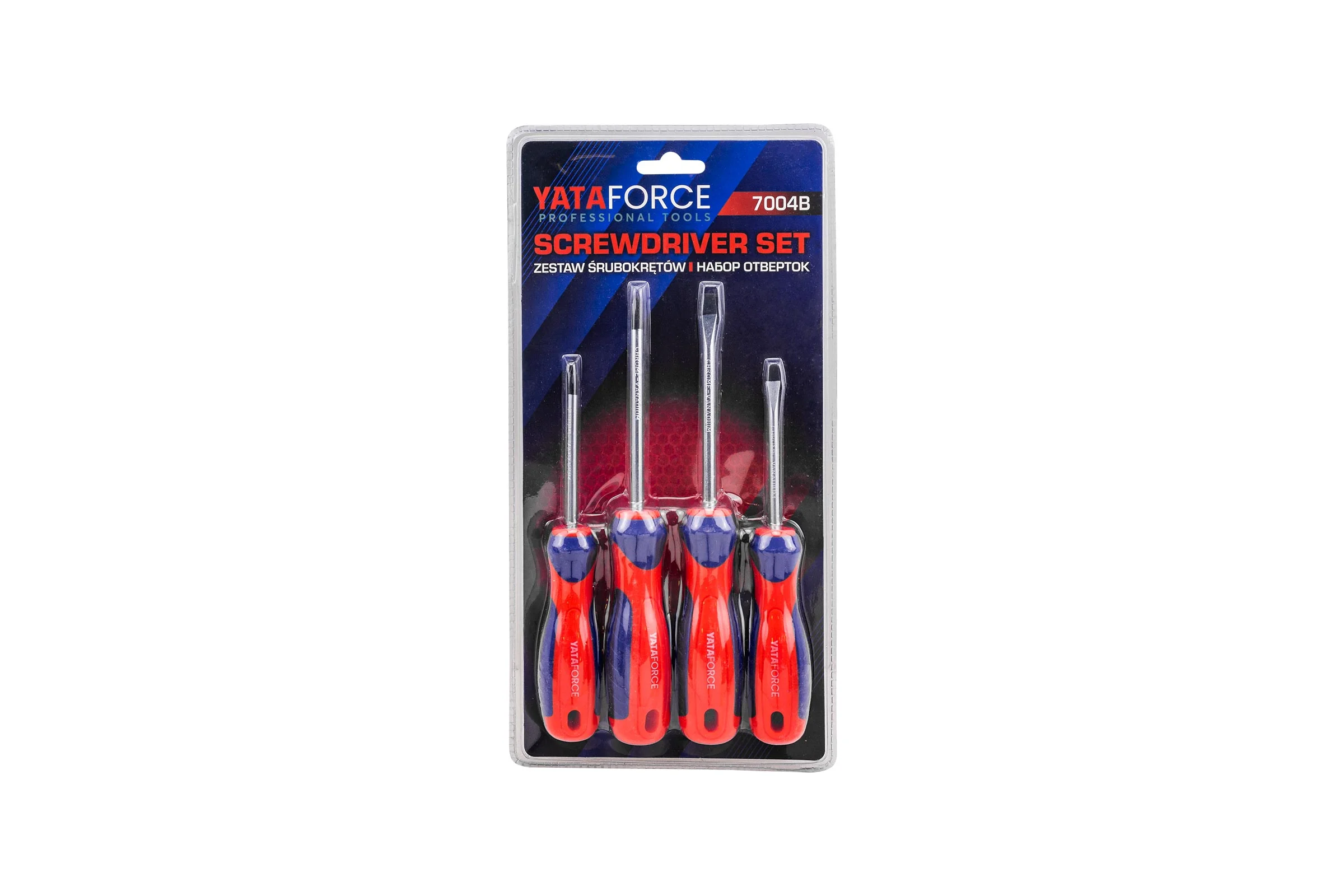 Отвертки YATAFORCE набор 4 предмета YF-7004B(66041)