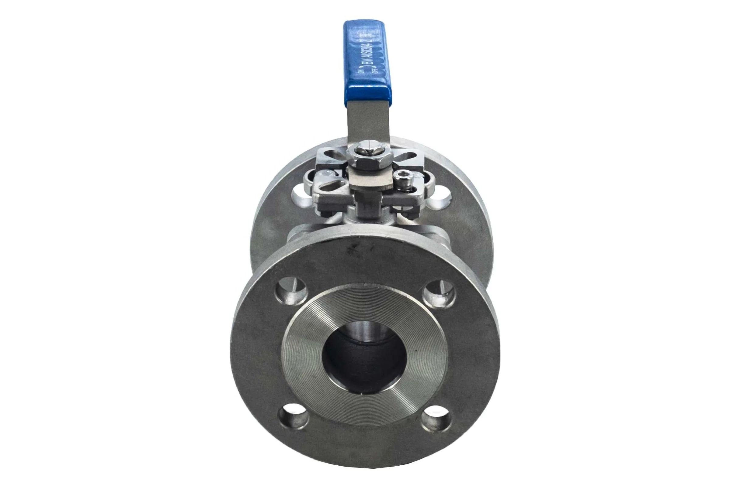 Кран шаровый фланцевый под привод нержавеющий NEWKEY (2PC), AISI304 DN50 (2"), (CF8), PN16 NK-BFtp(2PC)50/4