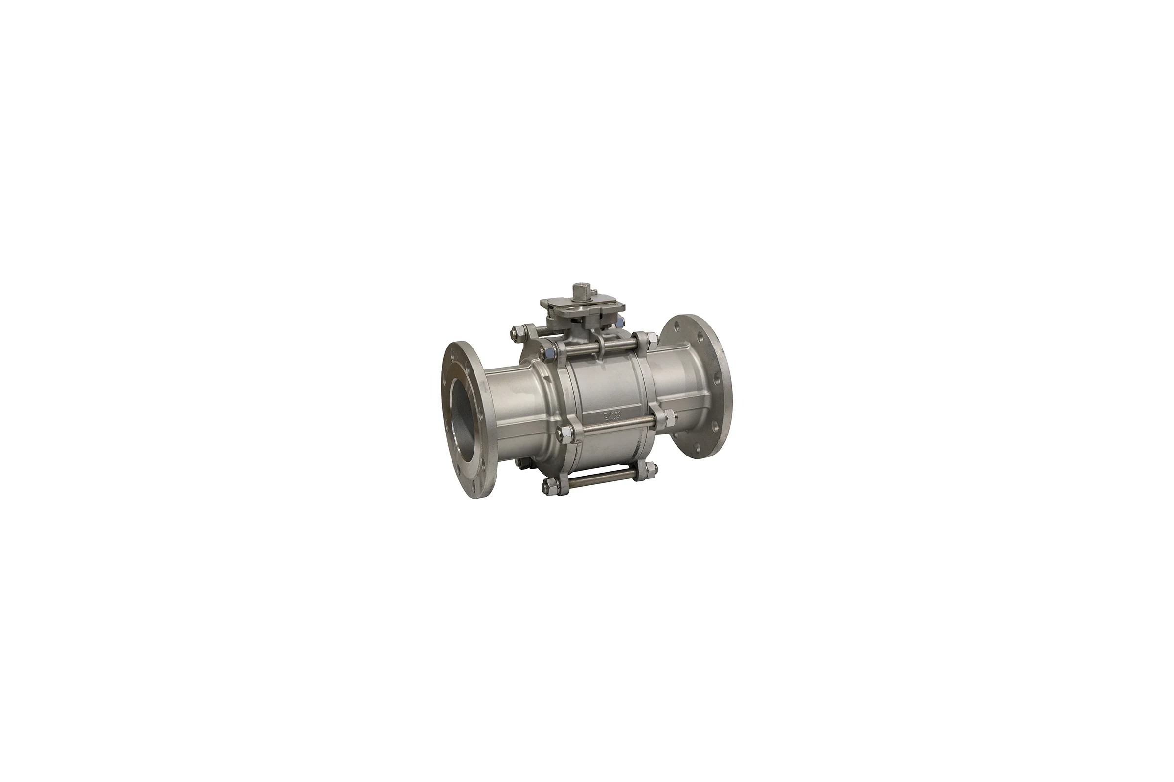 Кран шаровый фланцевый под привод нержавеющий NEWKEY (3PC), AISI304 DN 150 (6"), (CF8), PN16 NK-BFp150/4