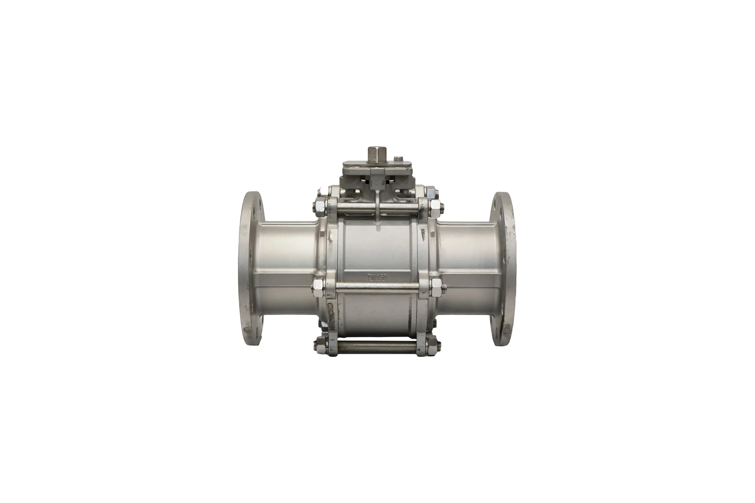 Кран шаровый фланцевый под привод нержавеющий NEWKEY (3PC), AISI304 DN 150 (6"), (CF8), PN16 NK-BFp150/4