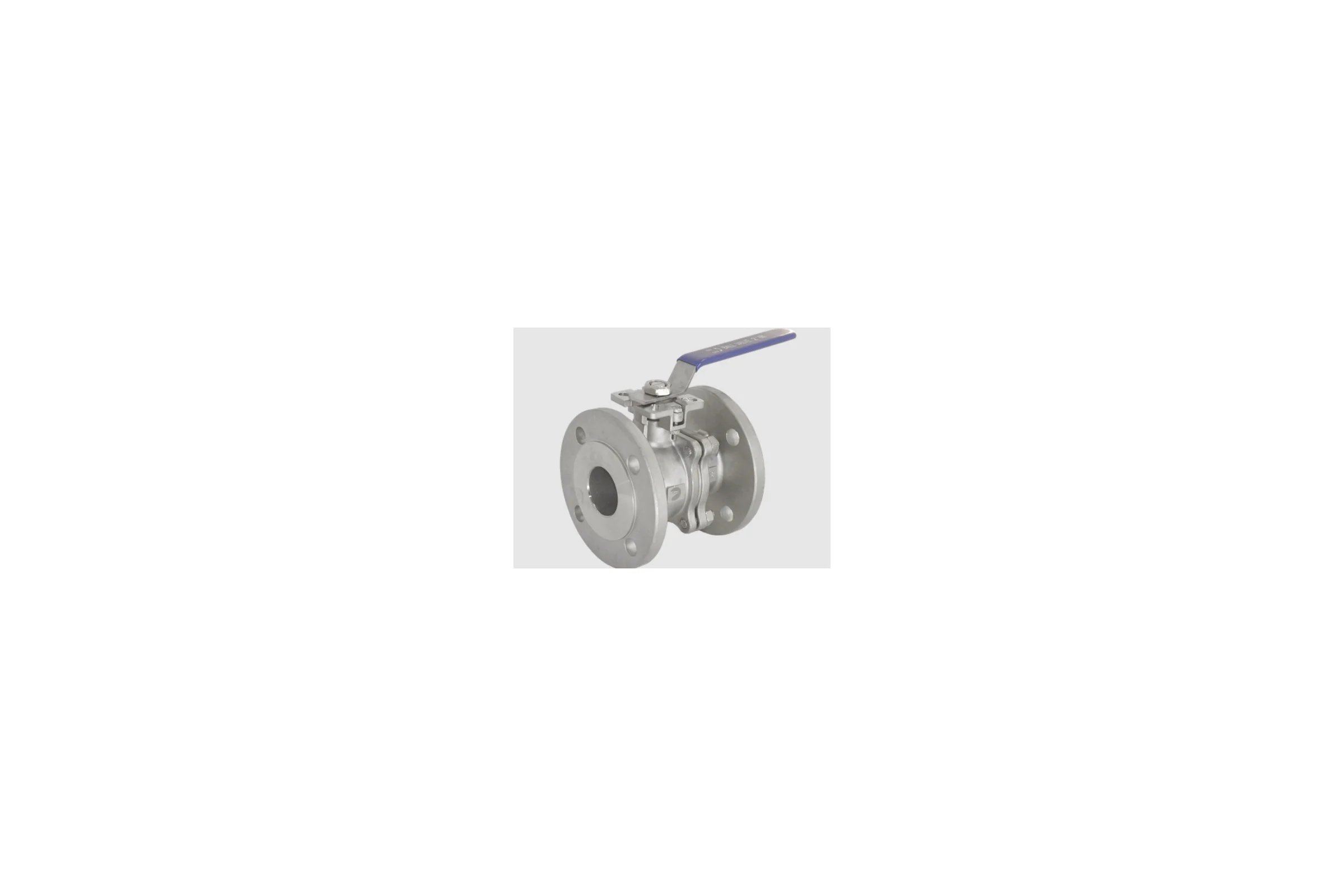 Кран шаровый фланцевый под привод нержавеющий NEWKEY (2PC), AISI304 DN 150 (6"), (CF8), PN16 NK-BFtp(2PC)150/4