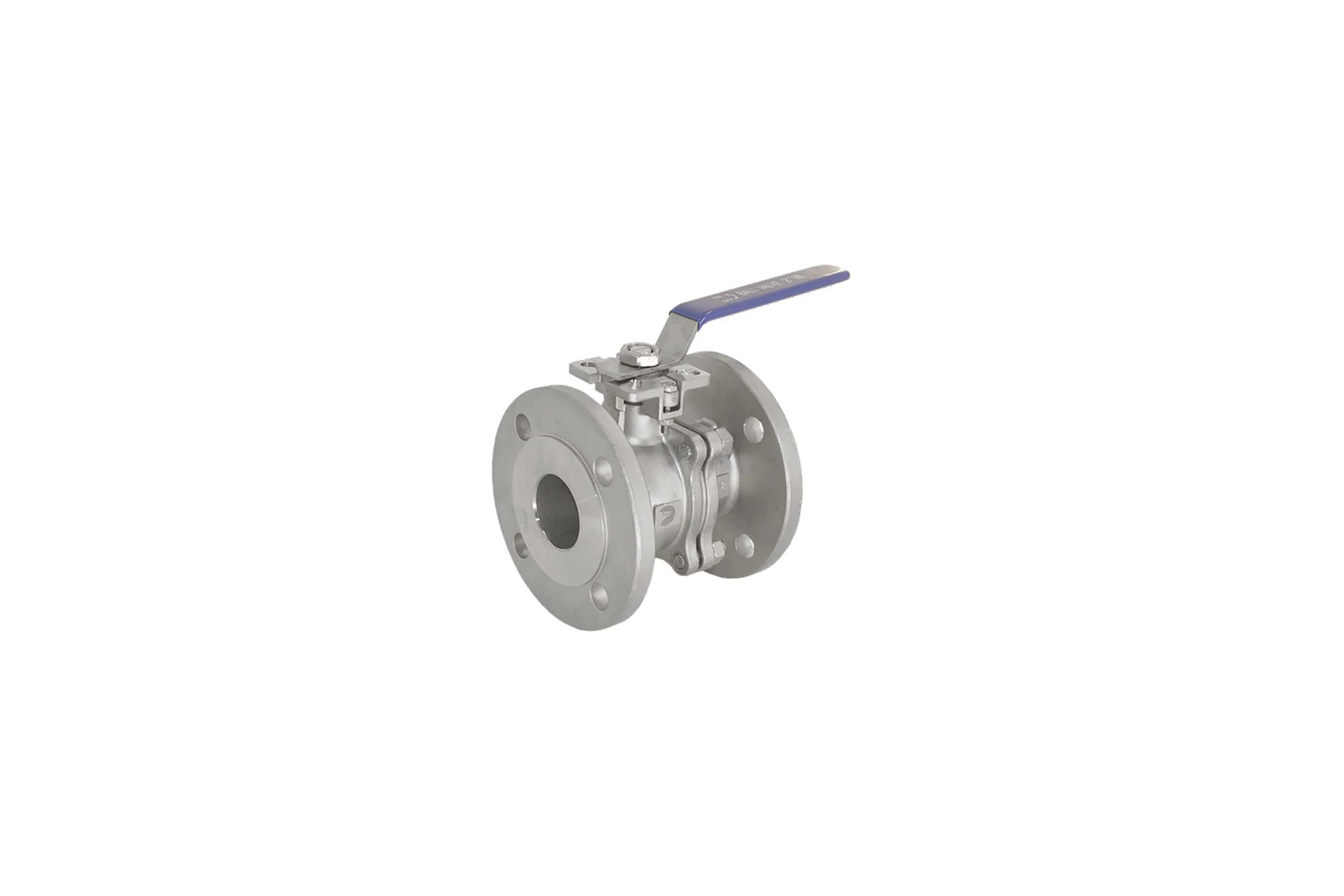 Кран шаровый фланцевый под привод нержавеющий NEWKEY (2PC), AISI304 DN 150 (6"), (CF8), PN16 NK-BFtp(2PC)150/4