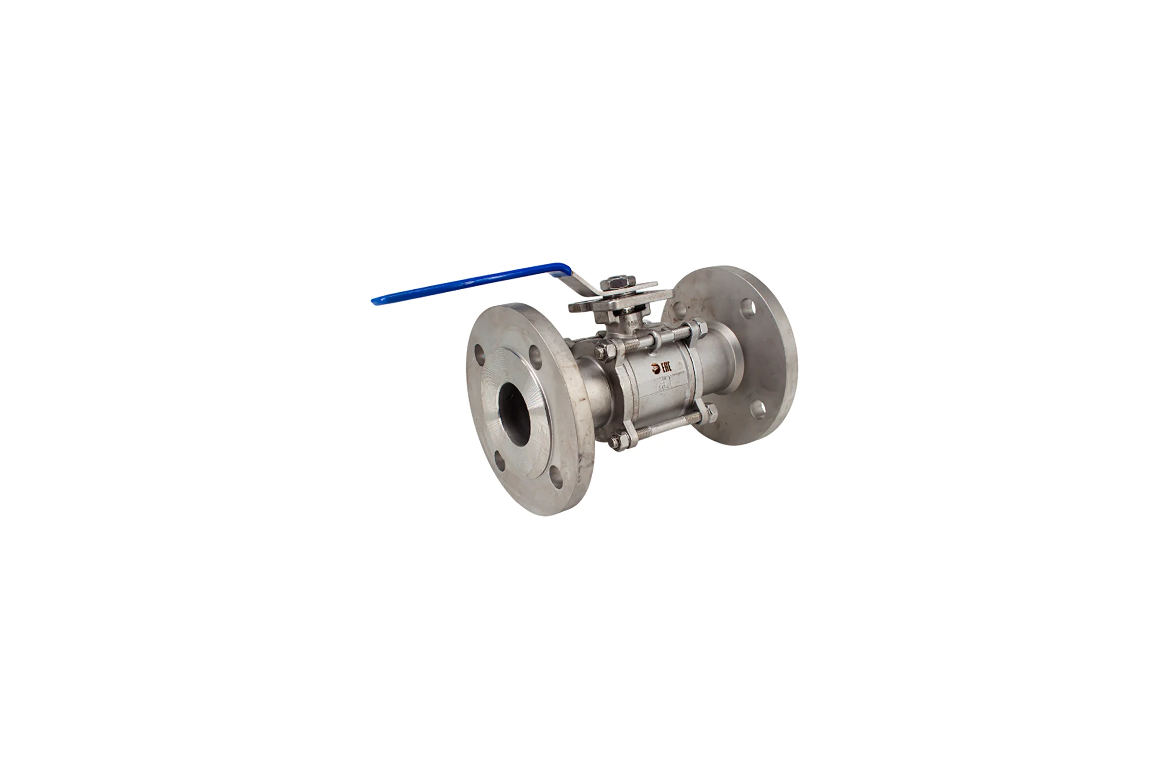 Кран шаровый фланцевый под привод нержавеющий NEWKEY (3PC), AISI304 DN50 (2"), (CF8), PN16 NK-BFp50/4