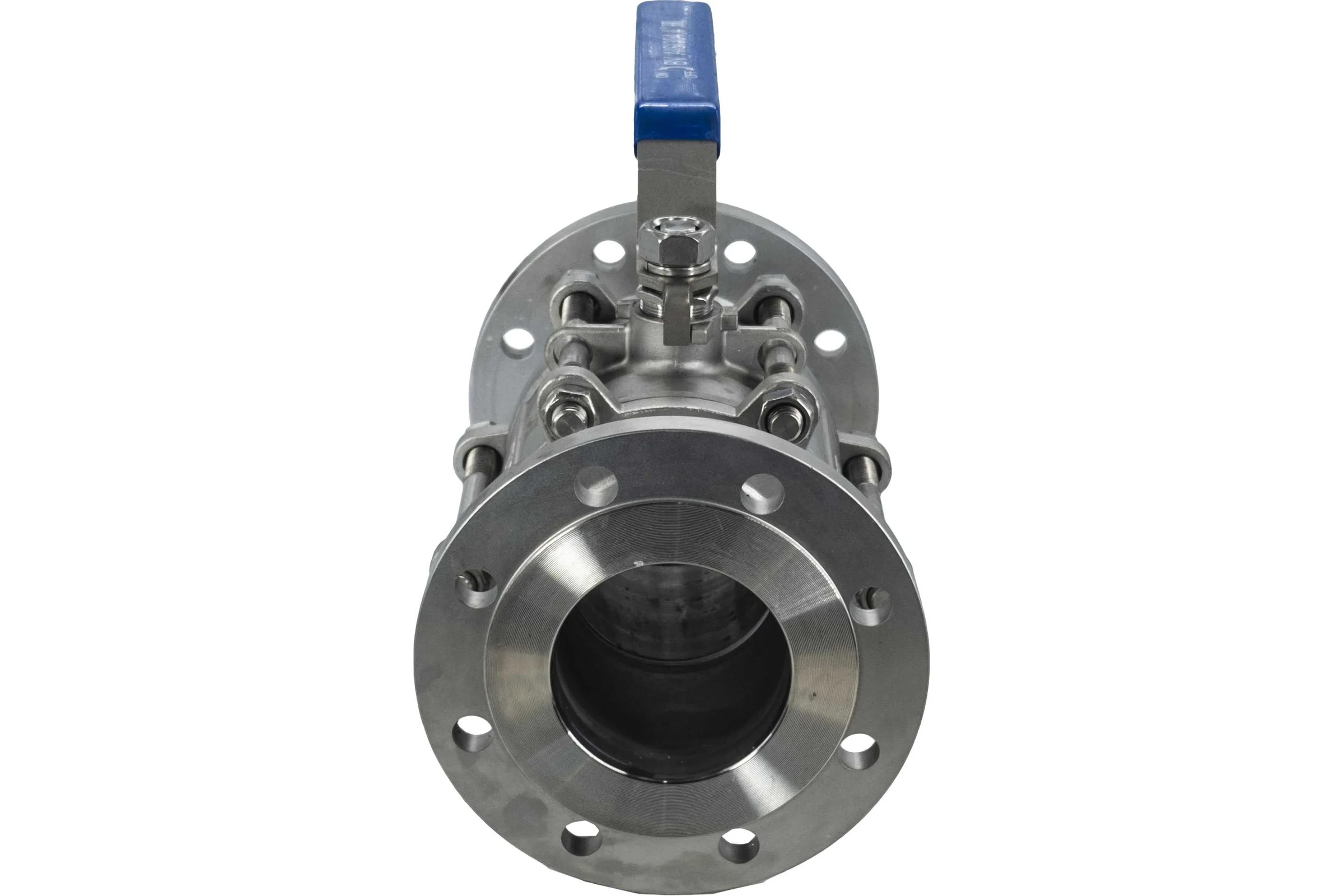 Кран шаровый фланцевый трехсоставной нержавеющий NEWKEY (3PC), AISI304 DN 100 (4"), (CF8), PN16 NK-BF100/4