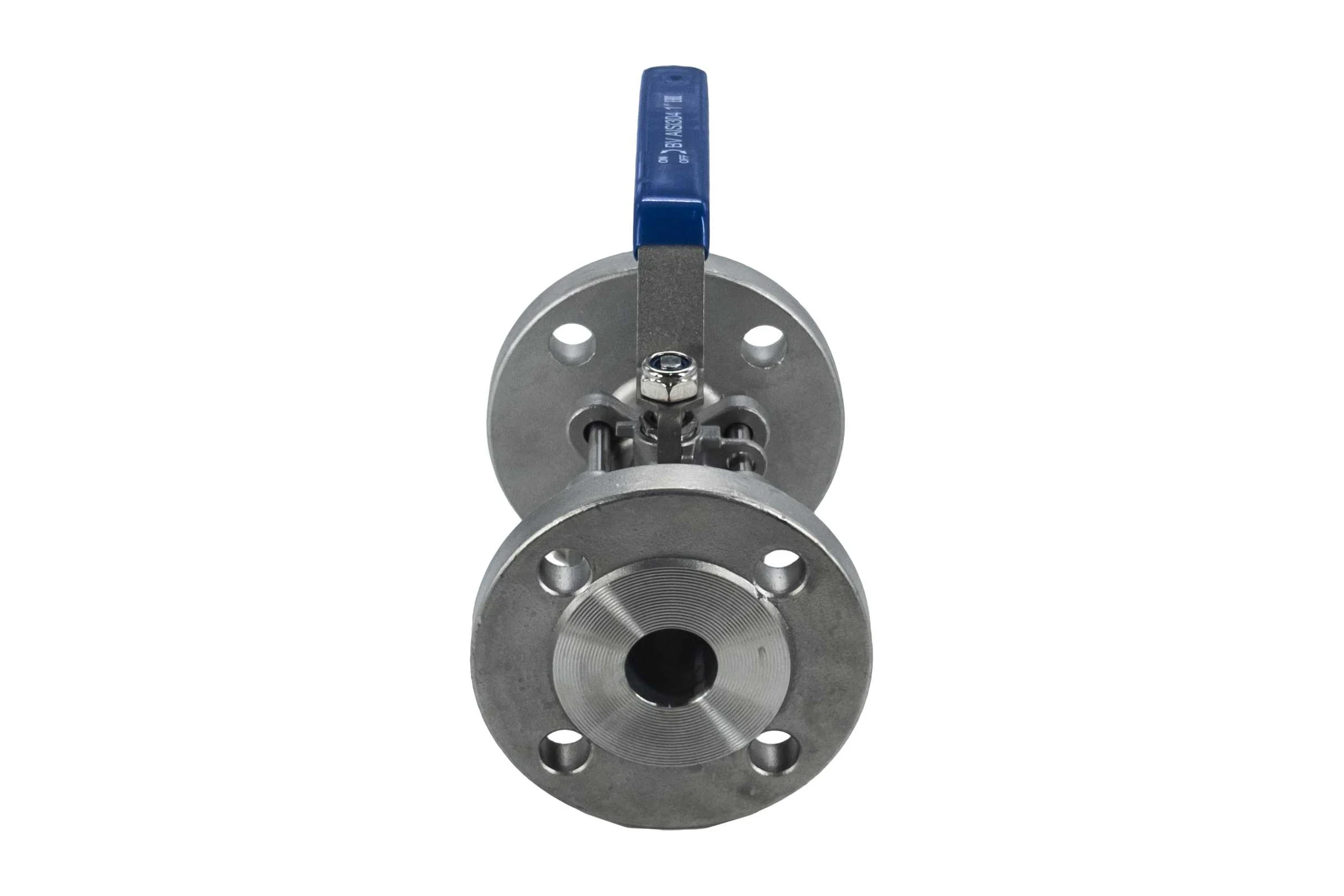 Кран шаровый фланцевый трехсоставной нержавеющий NEWKEY (3PC), AISI304 DN25 (1"), (CF8), PN16 NK-BF25/4