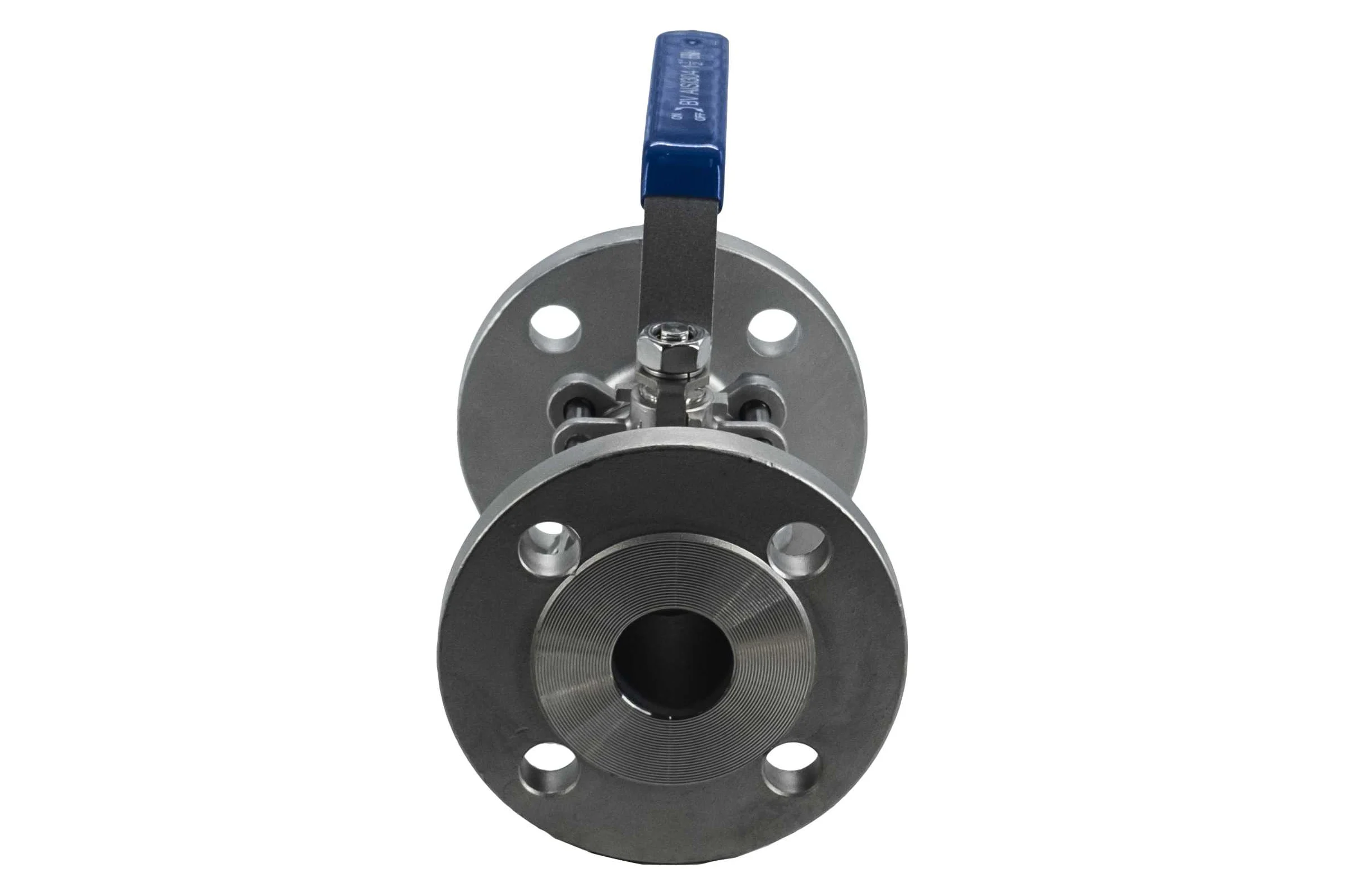 Кран шаровый фланцевый трехсоставной нержавеющий NEWKEY (3PC), AISI304 DN40 (1_1/2"), (CF8), PN16 NK-BF40/4