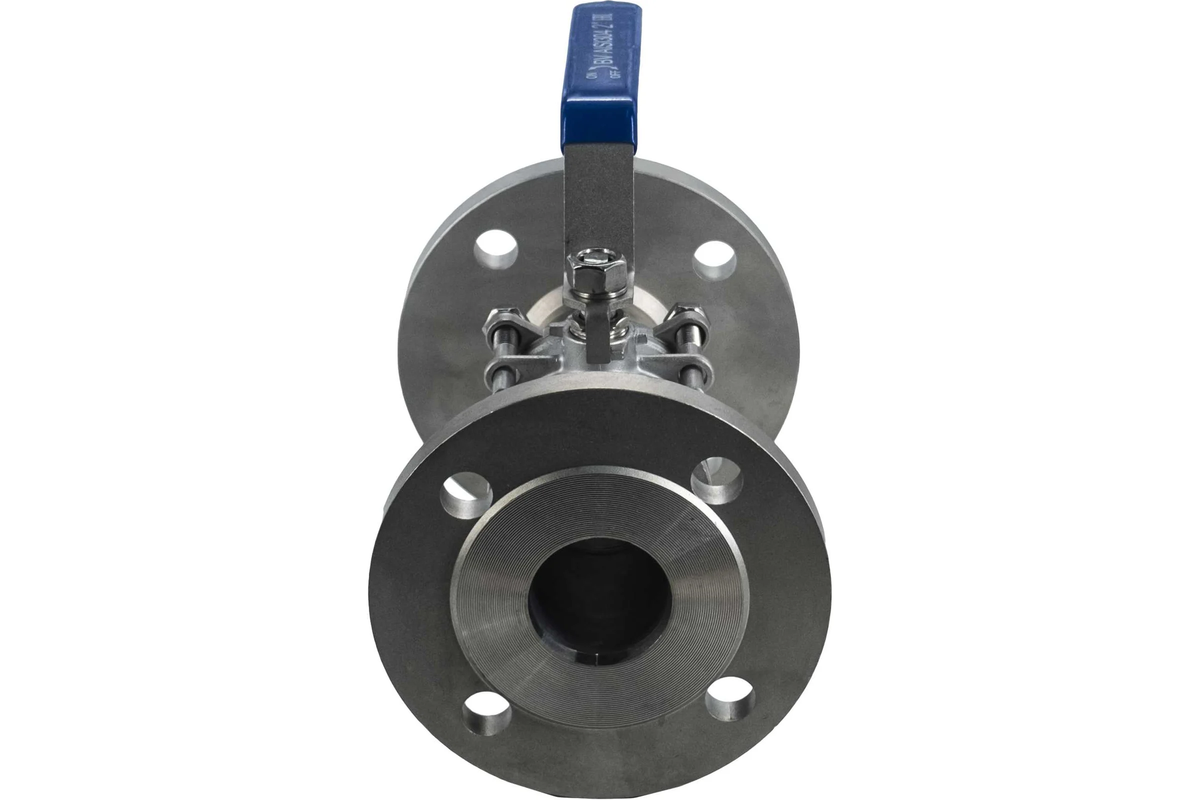Кран шаровый фланцевый трехсоставной нержавеющий NEWKEY (3PC), AISI304 DN50 (2"), (CF8), PN16 NK-BF50/4