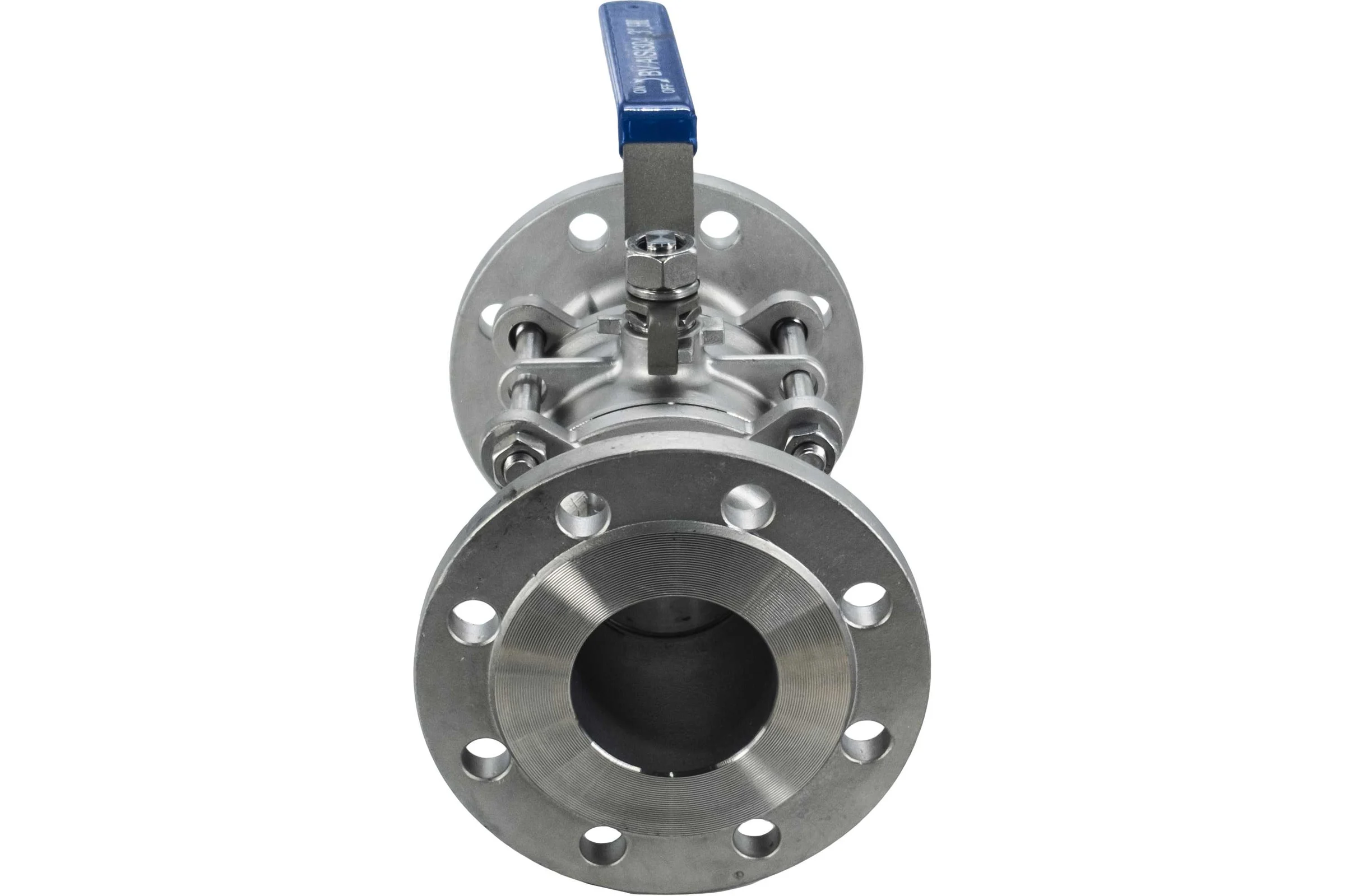 Кран шаровый фланцевый трехсоставной нержавеющий NEWKEY (3PC), AISI304 DN80 (3"), (CF8), PN16 NK-BF80/4