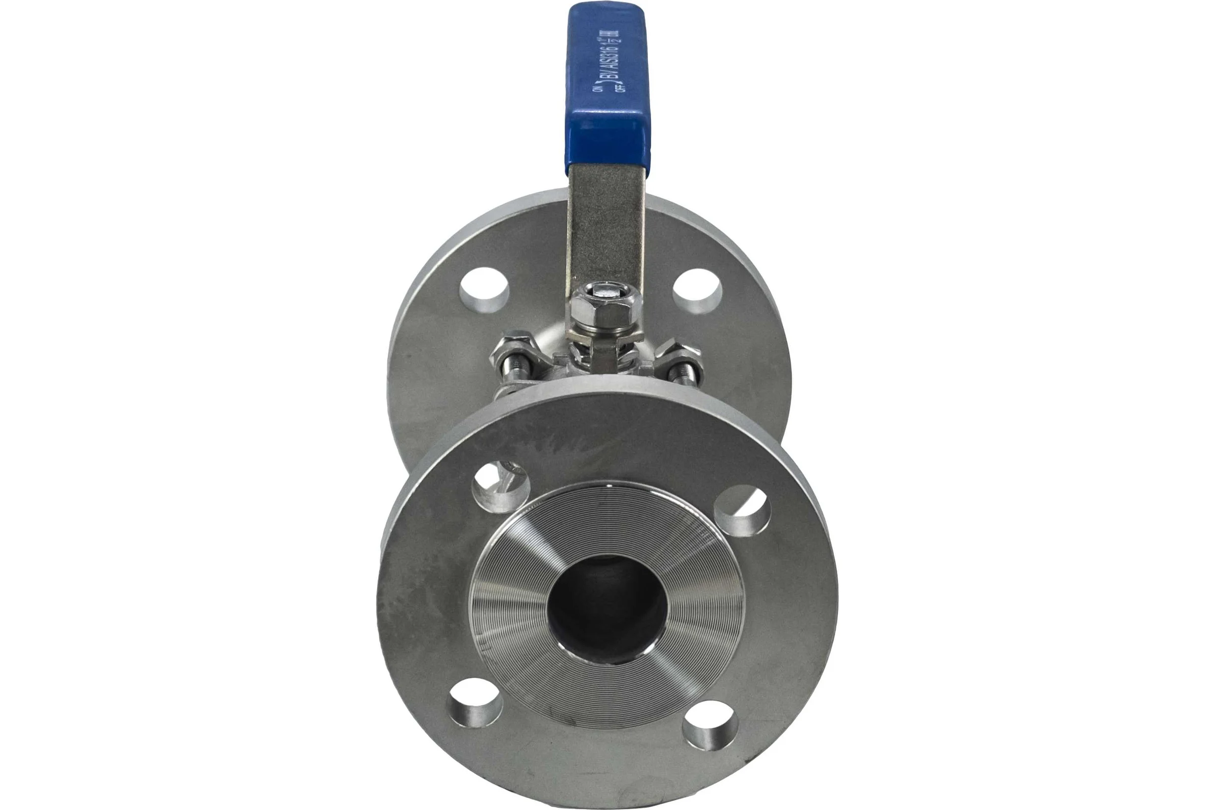 Кран шаровый фланцевый трехсоставной нержавеющий NEWKEY (3PC), AISI316 DN40 (1_1/2"), (CF8M), PN16 NK-BF40/6