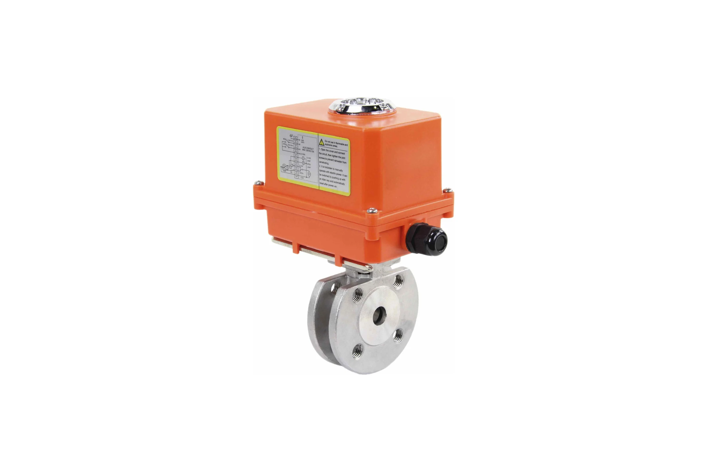 Шаровой кран DN.ru КШмФП.316.200 Ду15 Ру16 электропривод QT-003 MINI 220В D160-01672