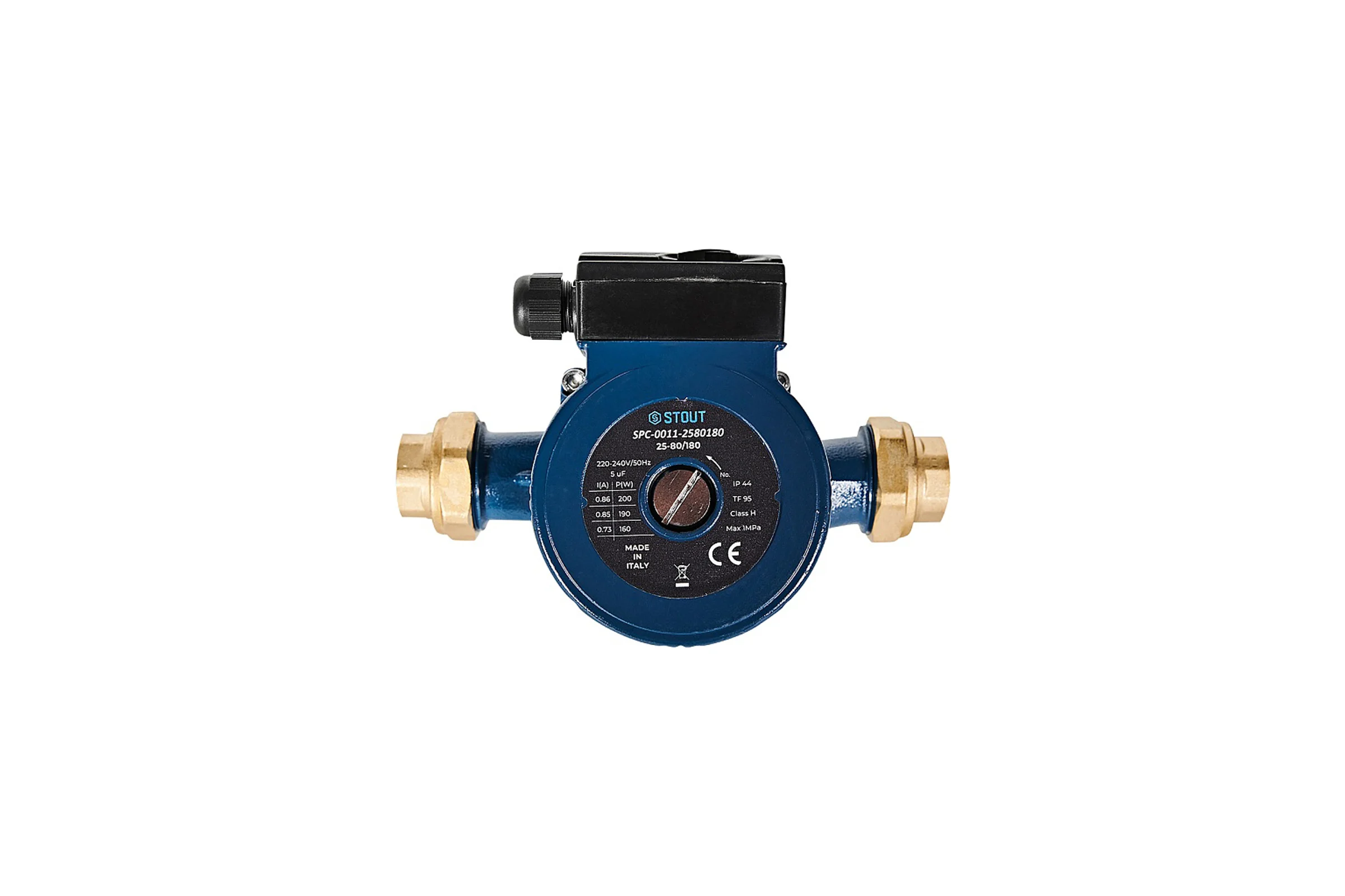 Циркуляционный насос STOUT SPC-0011-2580180 25-80/180 220/240V 50Hz с латун RG0093JHDQR4FL