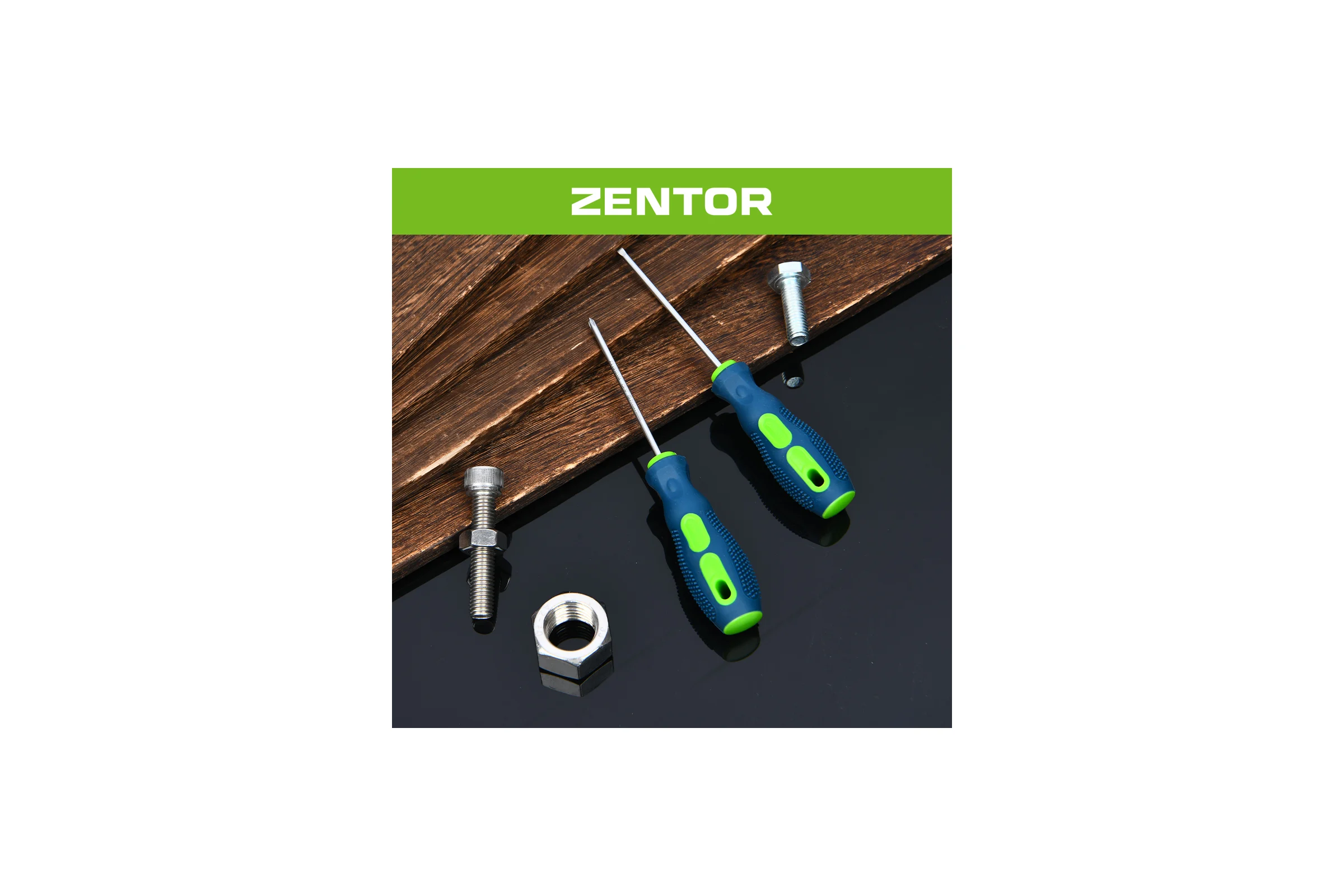 Набор отверток Zentor SL3*75, PH0*75 2 шт ZT19101M