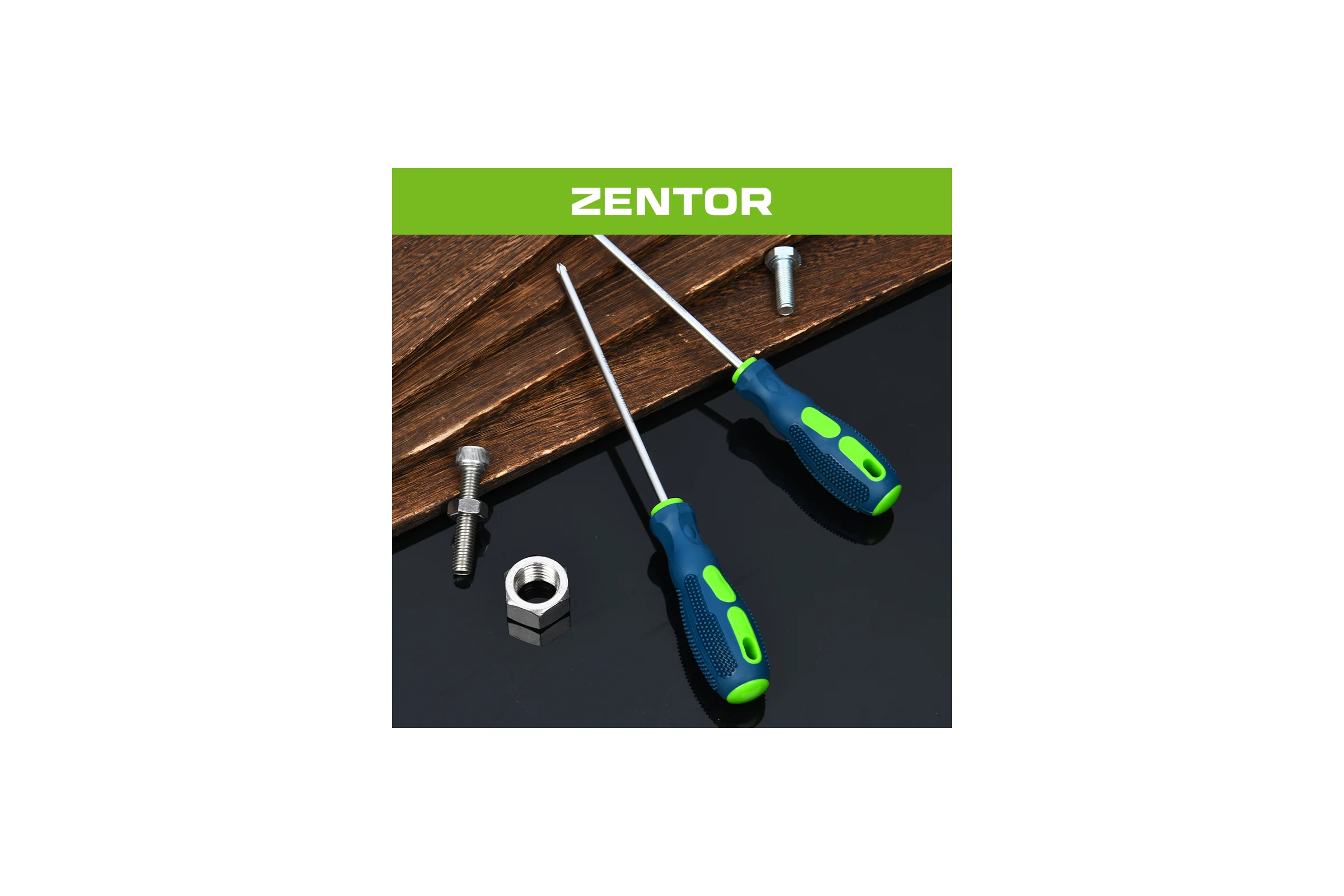 Набор отверток Zentor SL5*150, PH1*150 2 шт ZT19103M