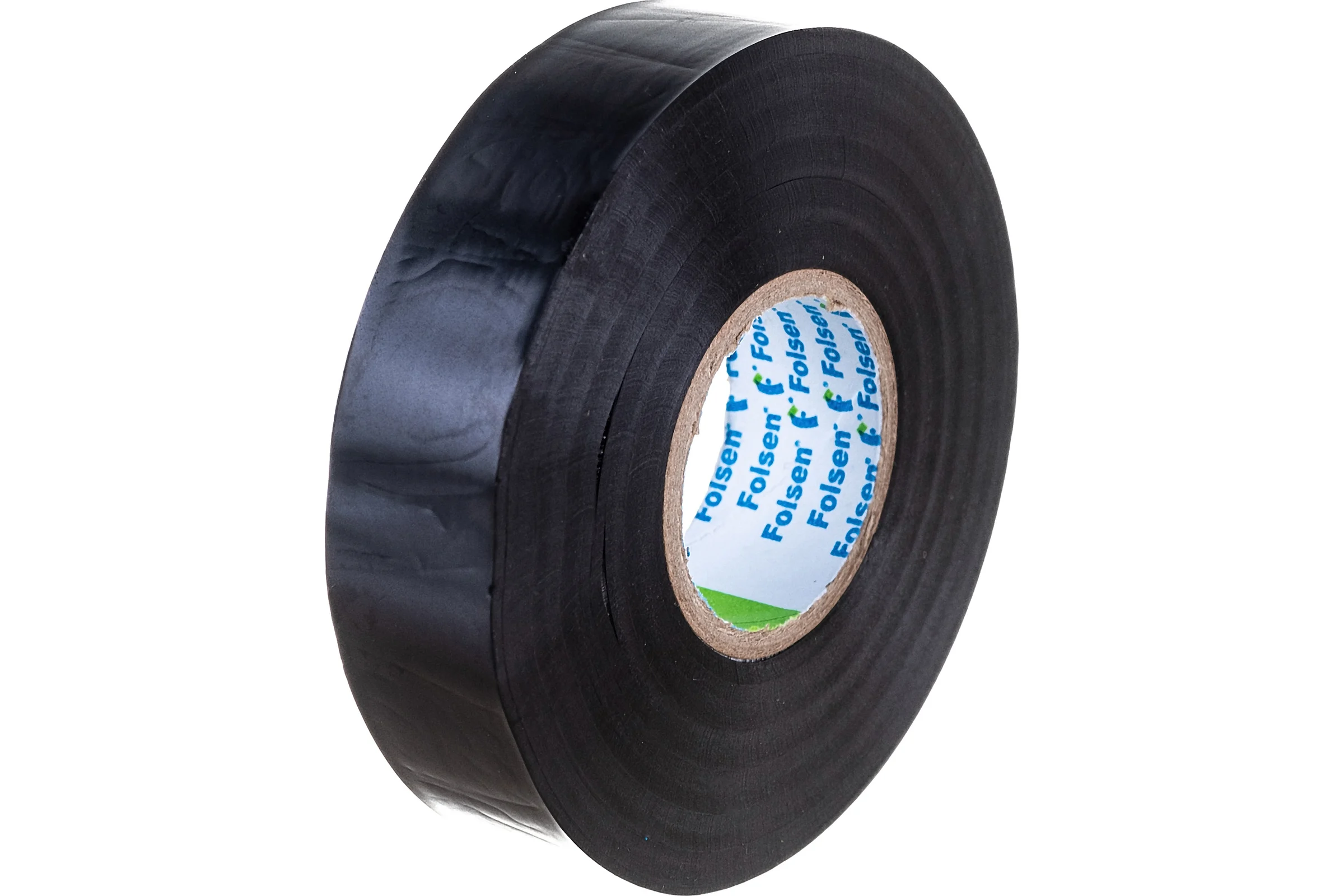 Изоляционная лента Folsen 19 мм x 33 м, черная, не поддерживает горение 013514