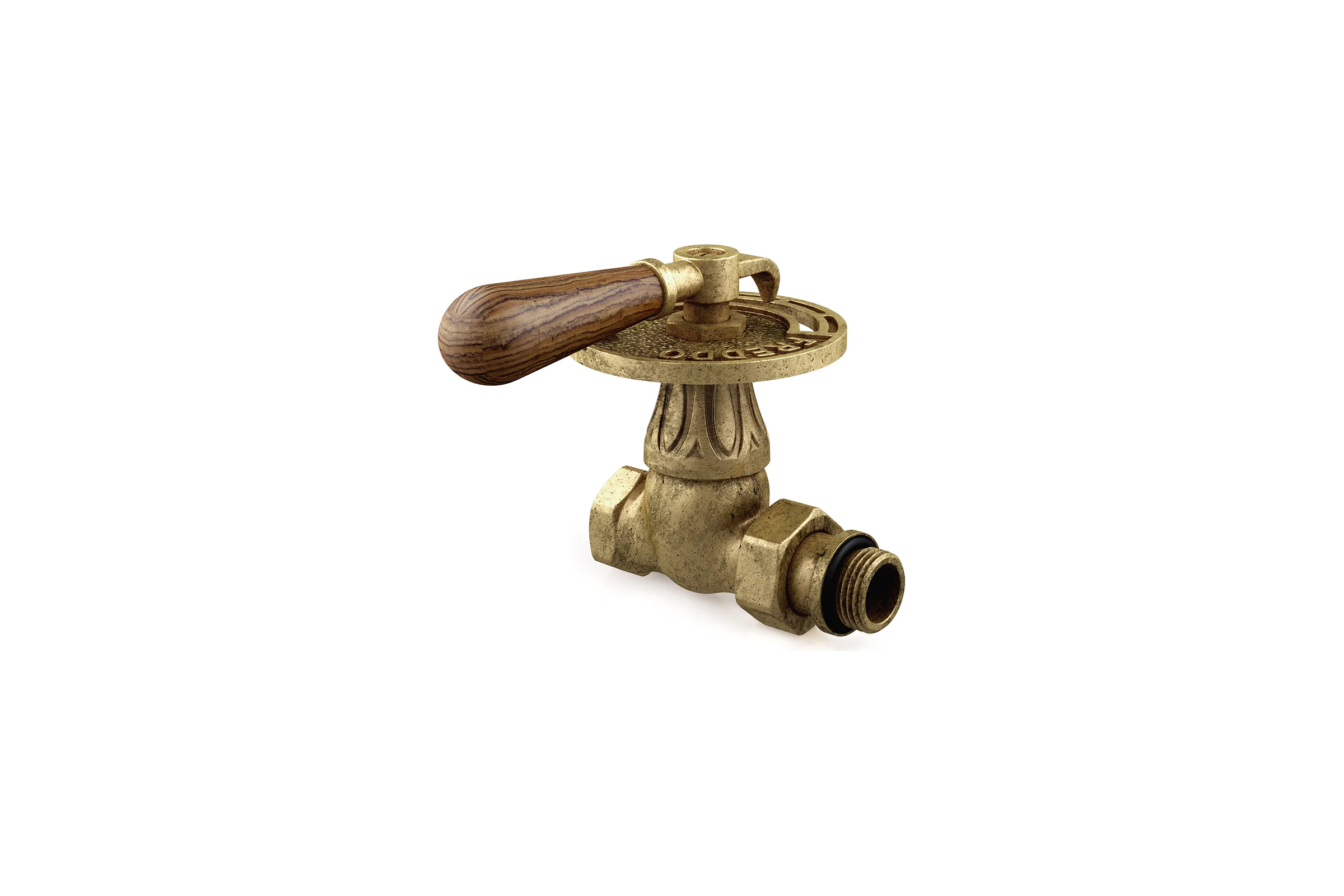 Прямой вентиль SR Rubinetterie Belle Epoque 1/2”, на подачу, ручной регулировки, бронза 0311-1500Z000